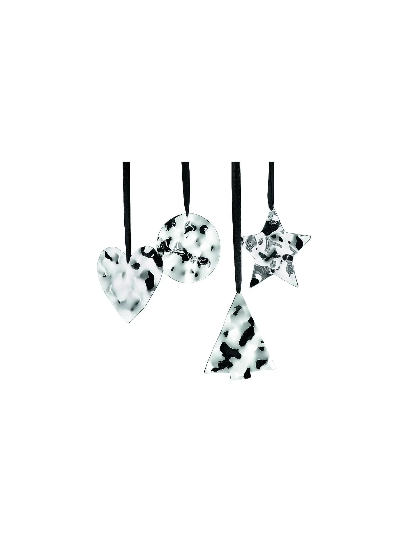 PHILIPPI | Weihnachtsanhänger AQUA Baum 10cm Silber | silber