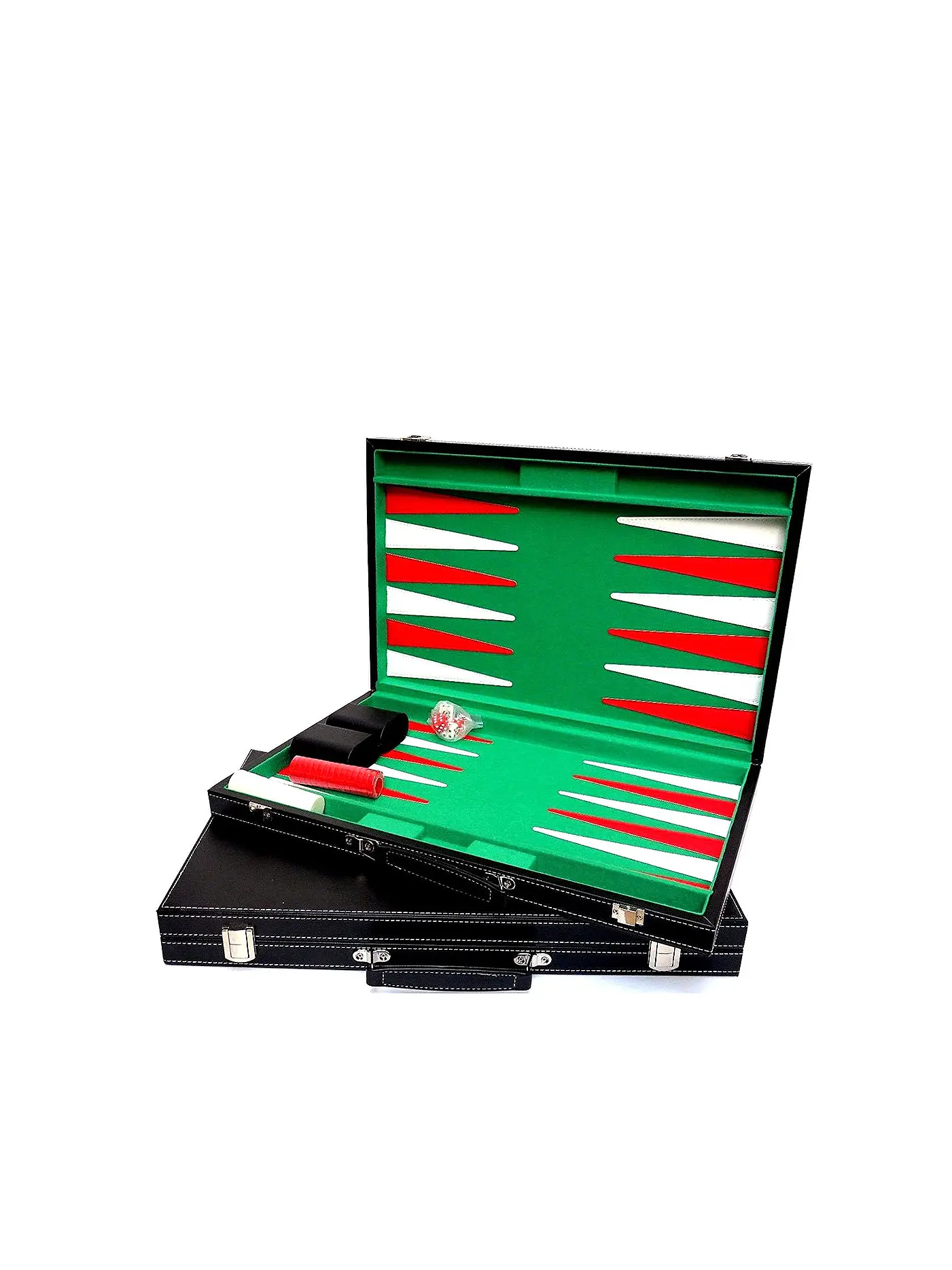 PHILOS | Brettspiel - Backgammon (groß) | keine Farbe