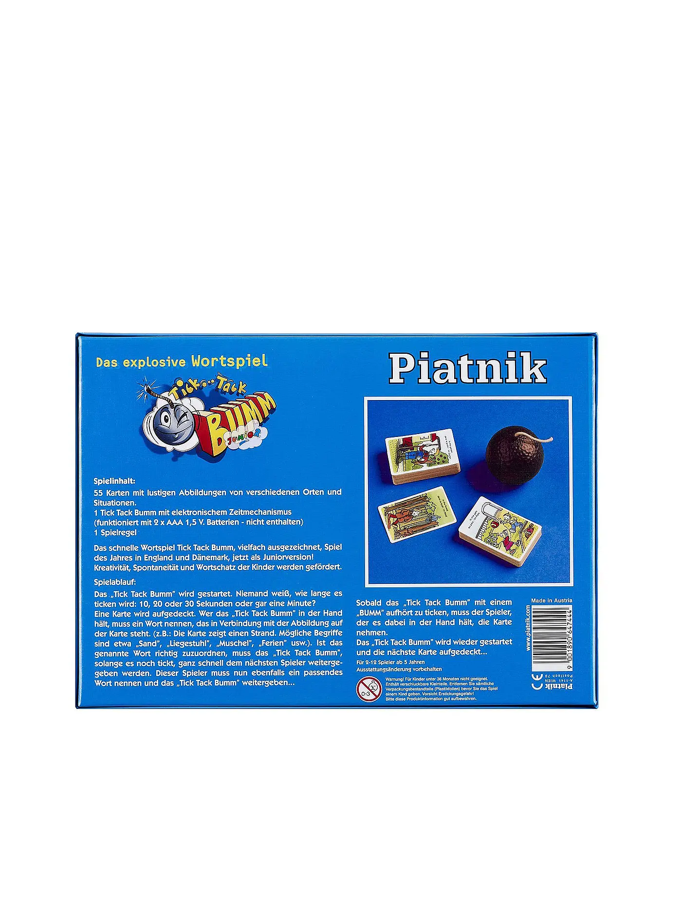 PIATNIK | Tick Tack Bumm Junior | keine Farbe