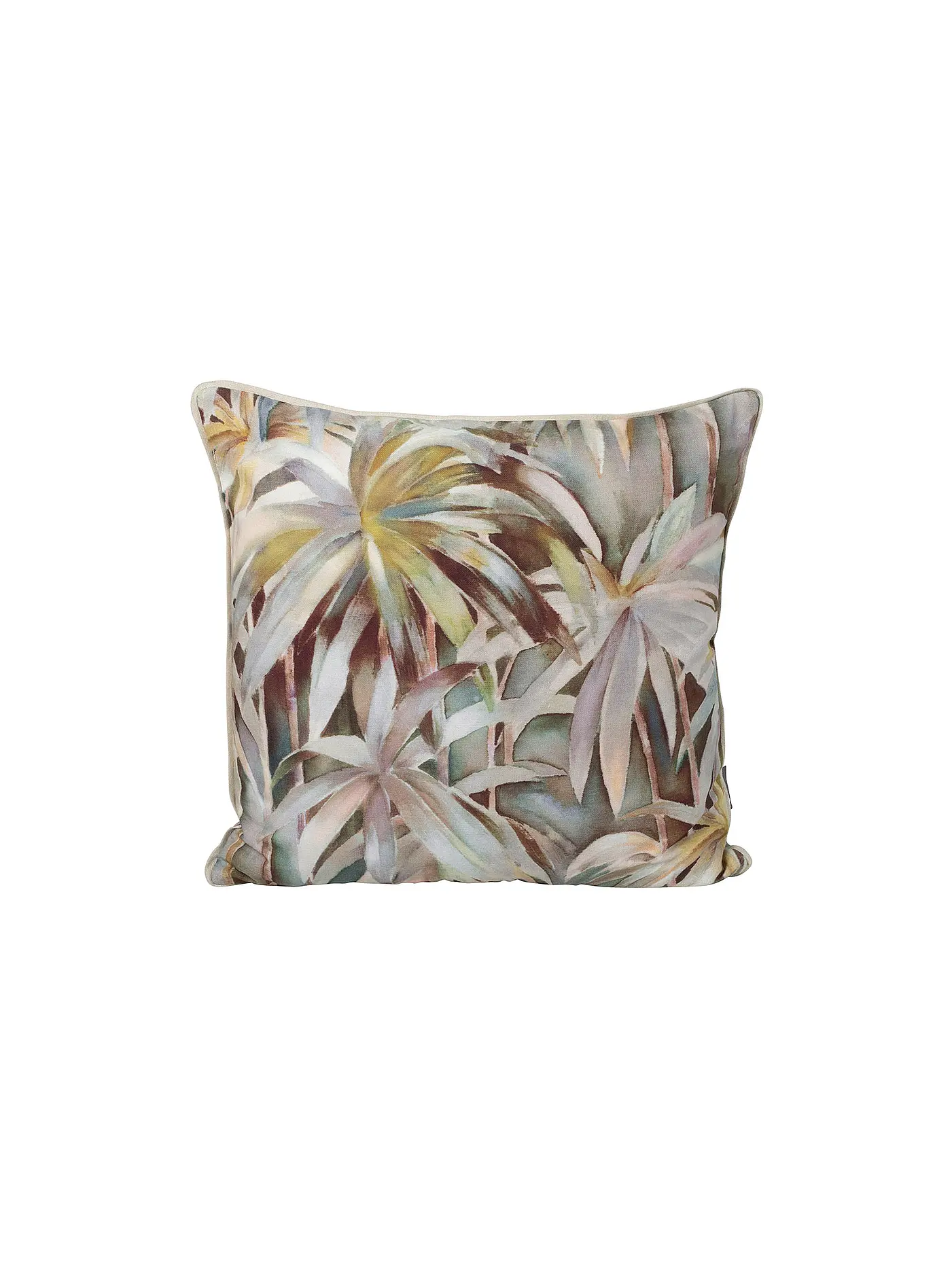 PICHLER | Kissenhülle 46x46cm PALMS Lagune | hellgrün