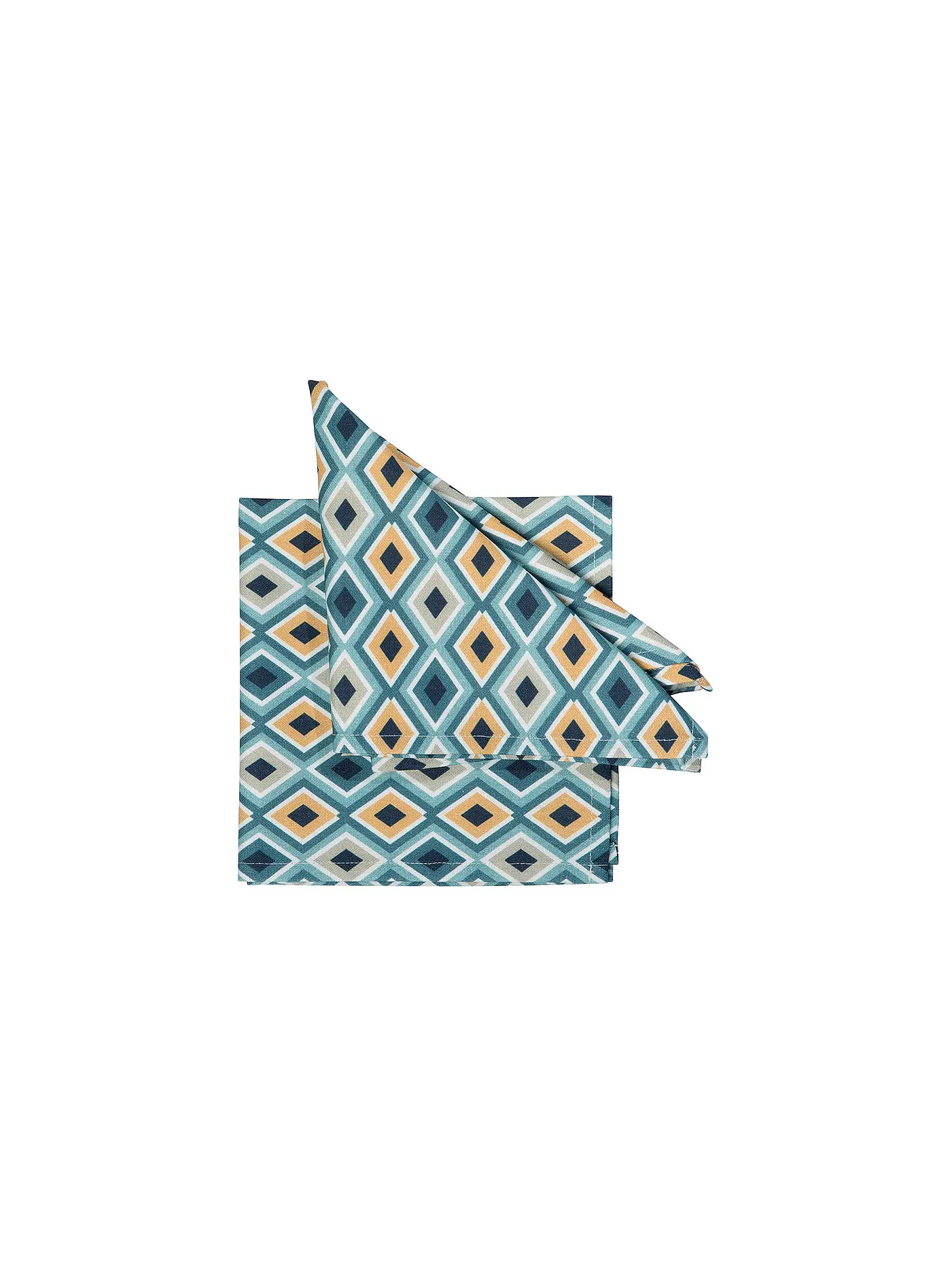 PICHLER | Serviette FRED 40x40cm Mint | hellblau