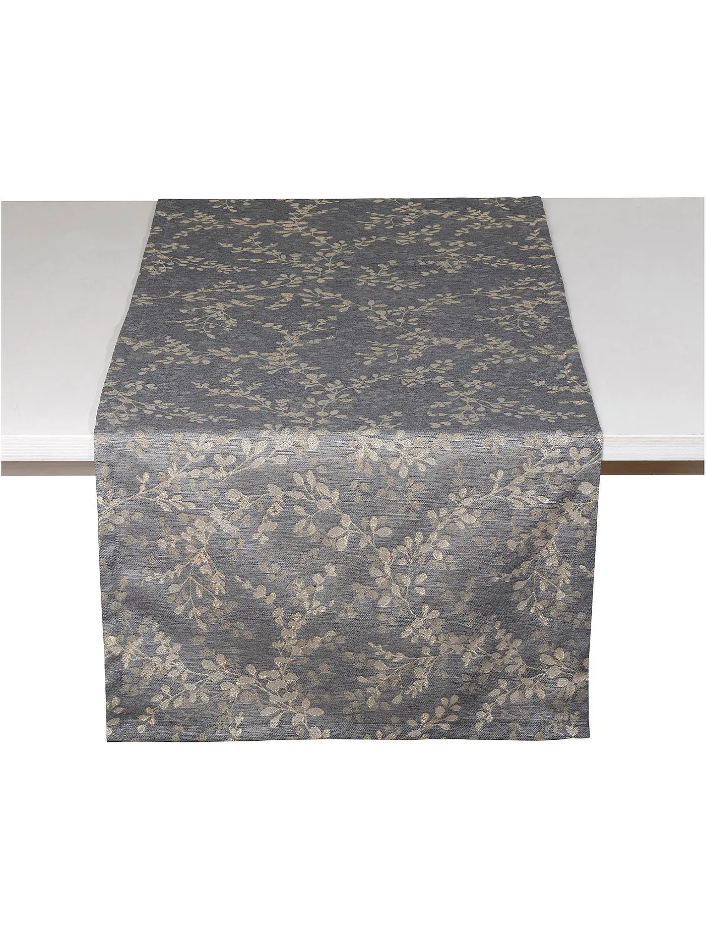 PICHLER | Tischläufer 50x150cm Fenise Graphit | grau