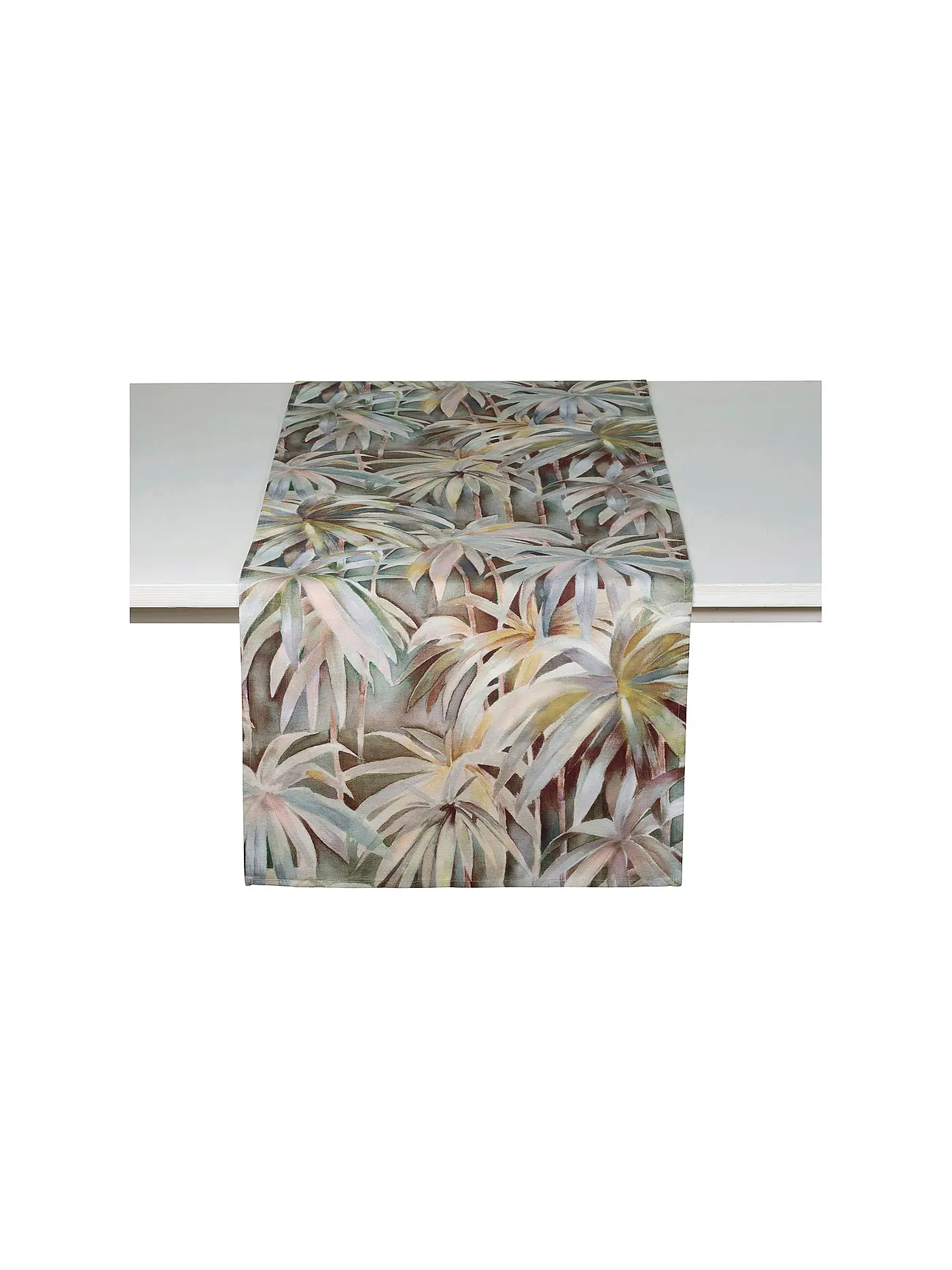 PICHLER | Tischläufer PALMS 50x150cm Akoya | hellgrün
