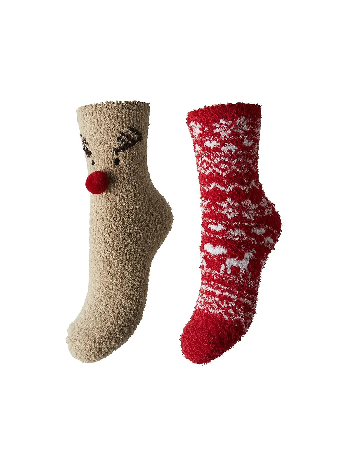 PIECES | Socken 2-er Pkg salsa | rot