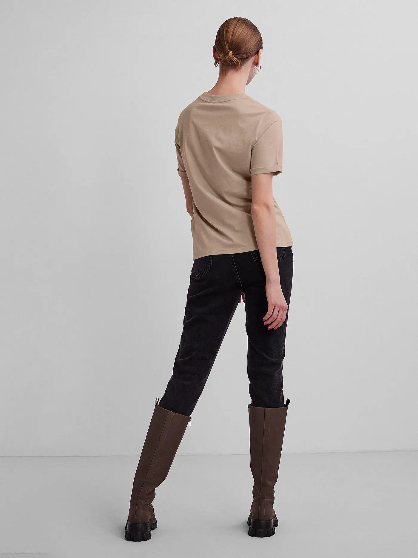 PIECES | T-Shirt PCRIA | camel