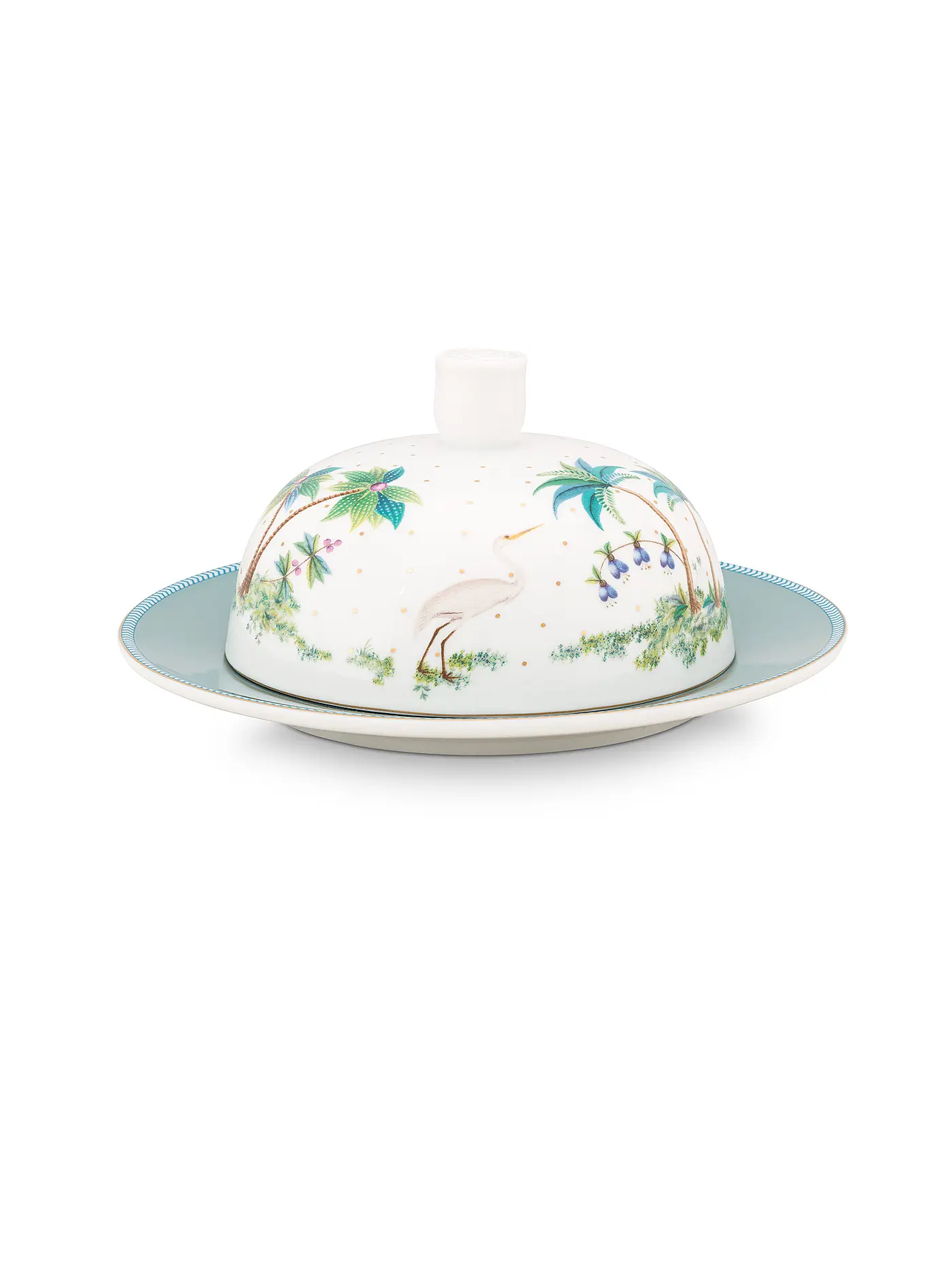 PIP STUDIO | Butterdose rund 17x8cm  | weiss