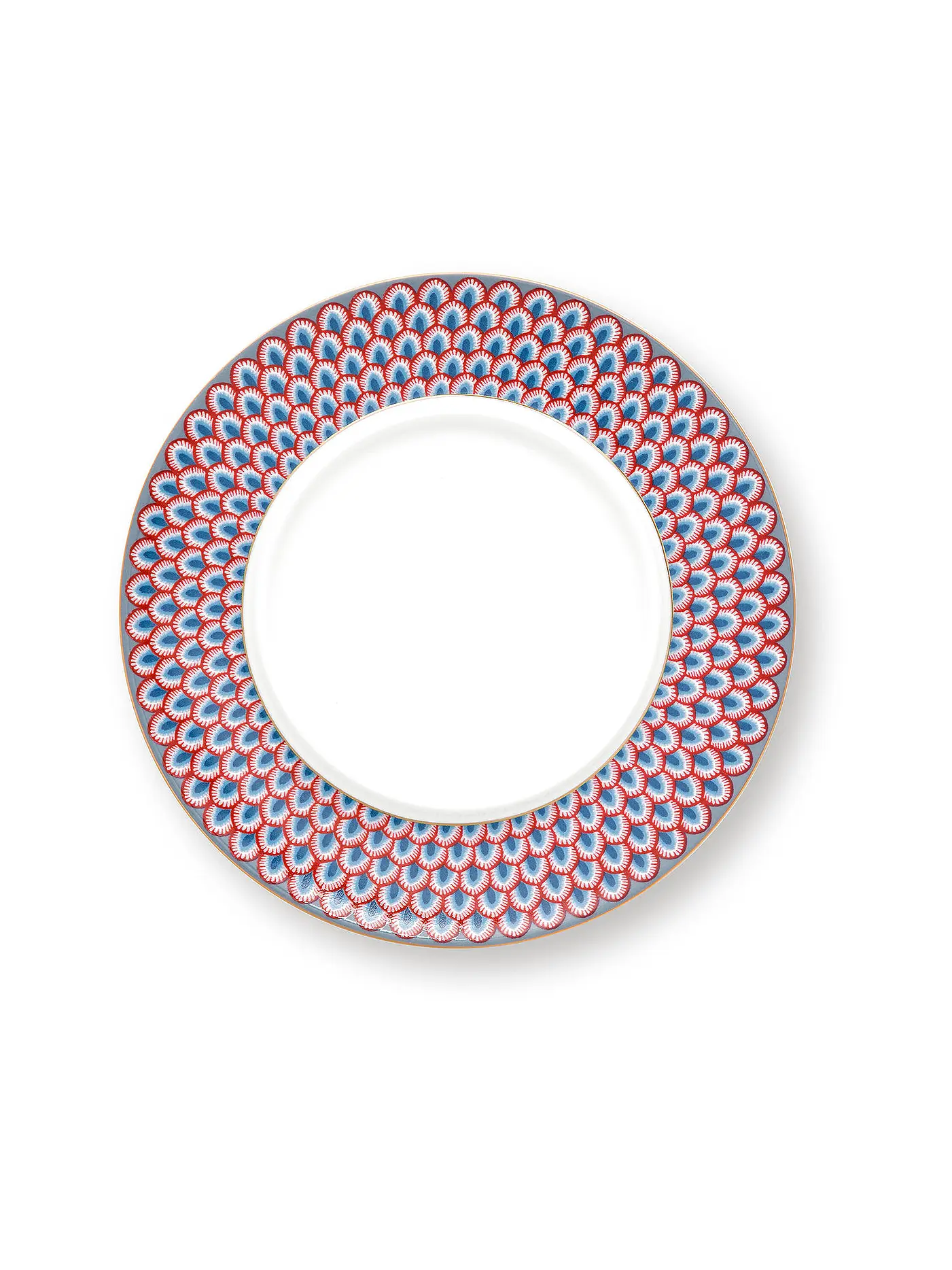 PIP STUDIO | Butterdose rund 17x8cm FLOWER FESTIVAL Light Blue | hellblau