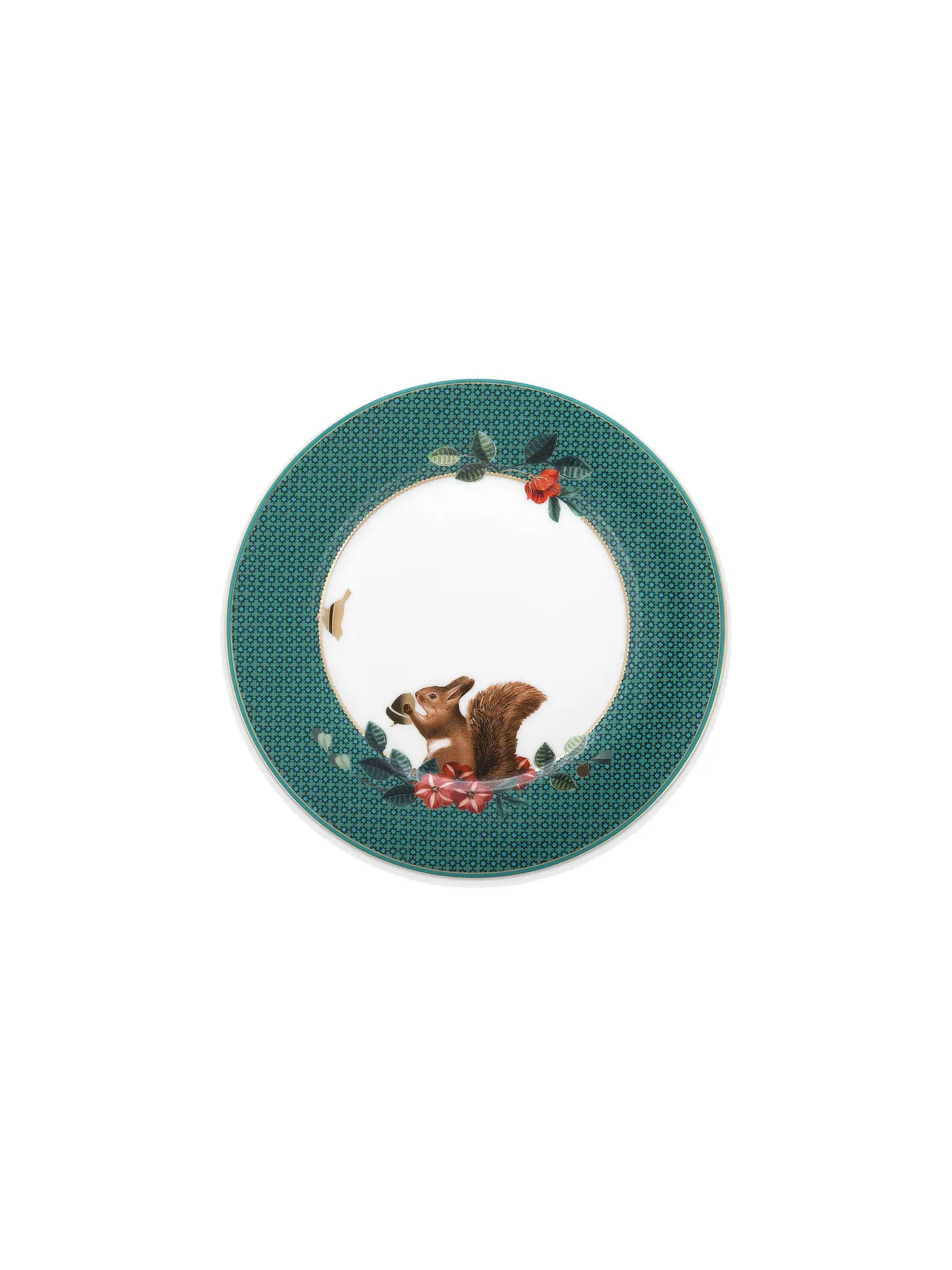 PIP STUDIO | Dessertteller Winter Wonderland 17cm  | petrol
