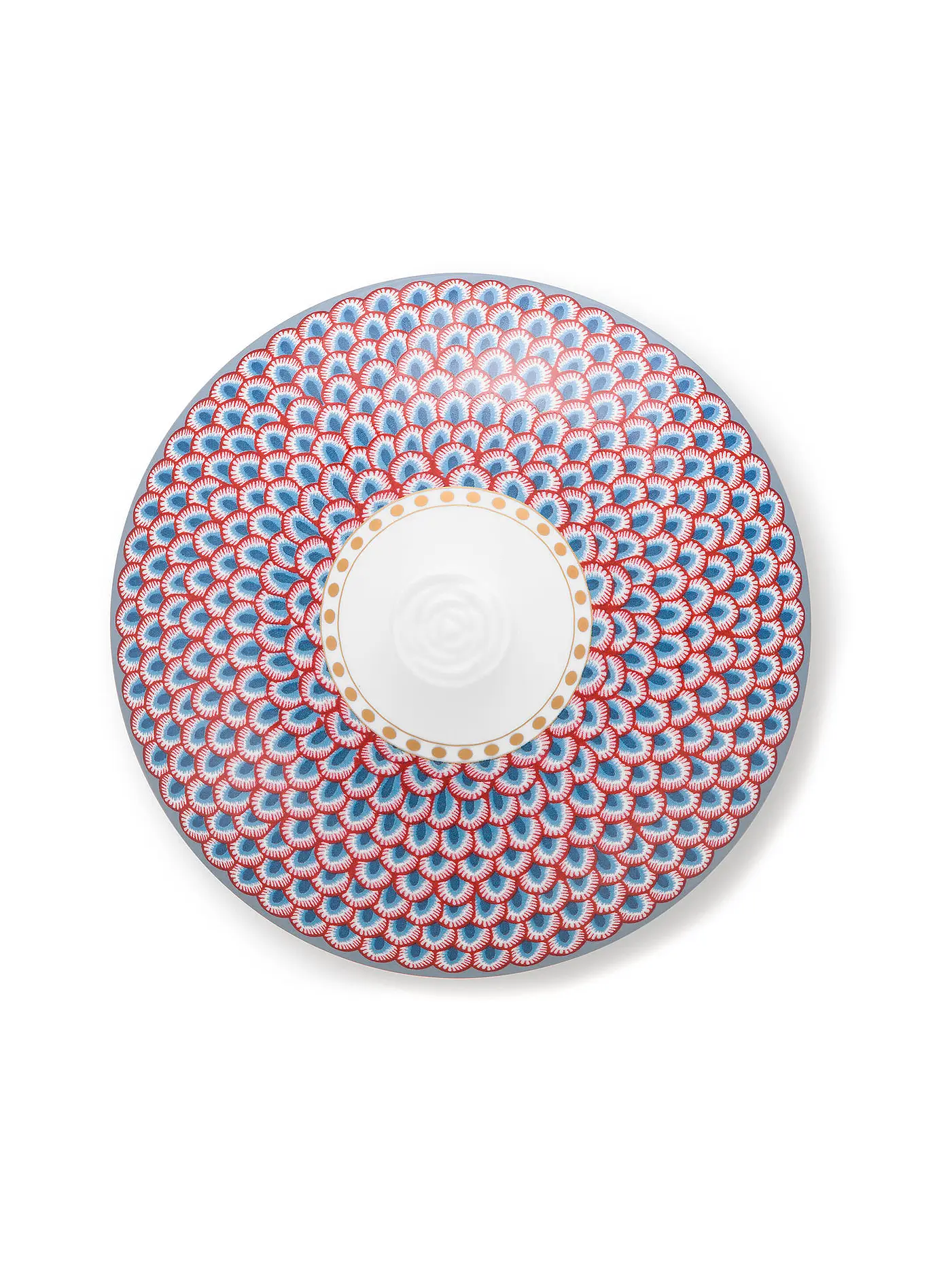 PIP STUDIO | Dose mit Deckel 1,5l FLOWER FESTIVAL Light Blue | hellblau
