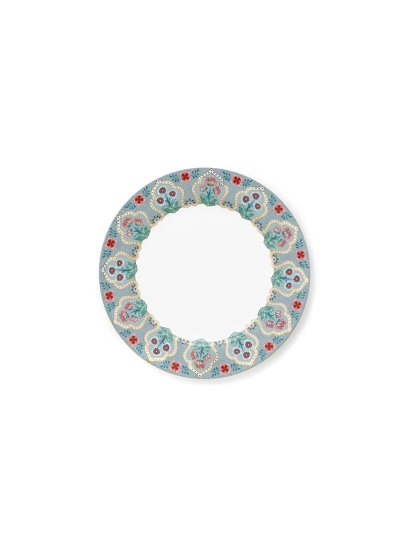 PIP STUDIO | Frühstücksteller 21cm FLOWER FESTIVAL Light Blue | hellblau