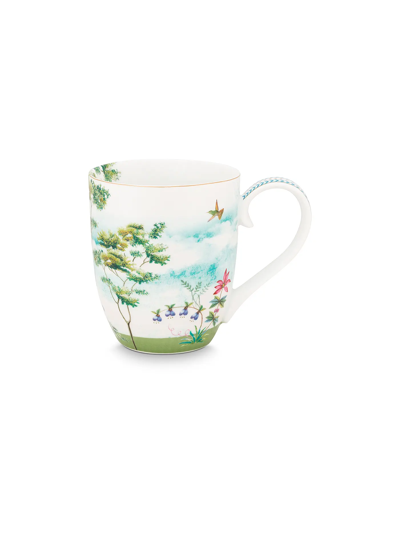 PIP STUDIO | Henkelbecher XL 450ml  Jolie Heron | türkis