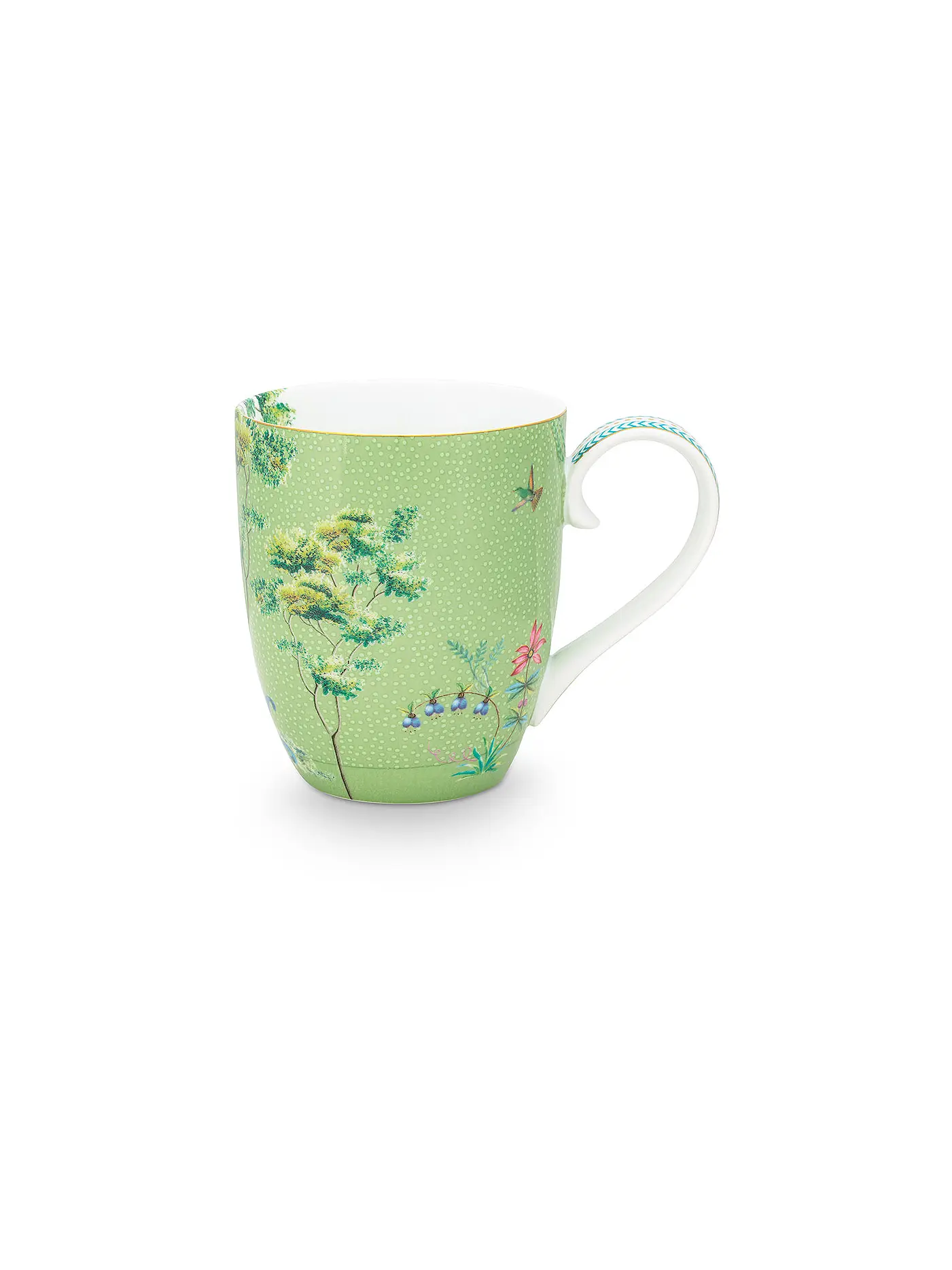 PIP STUDIO | Henkelbecher XL 450ml  Jolie Heron | hellgrün