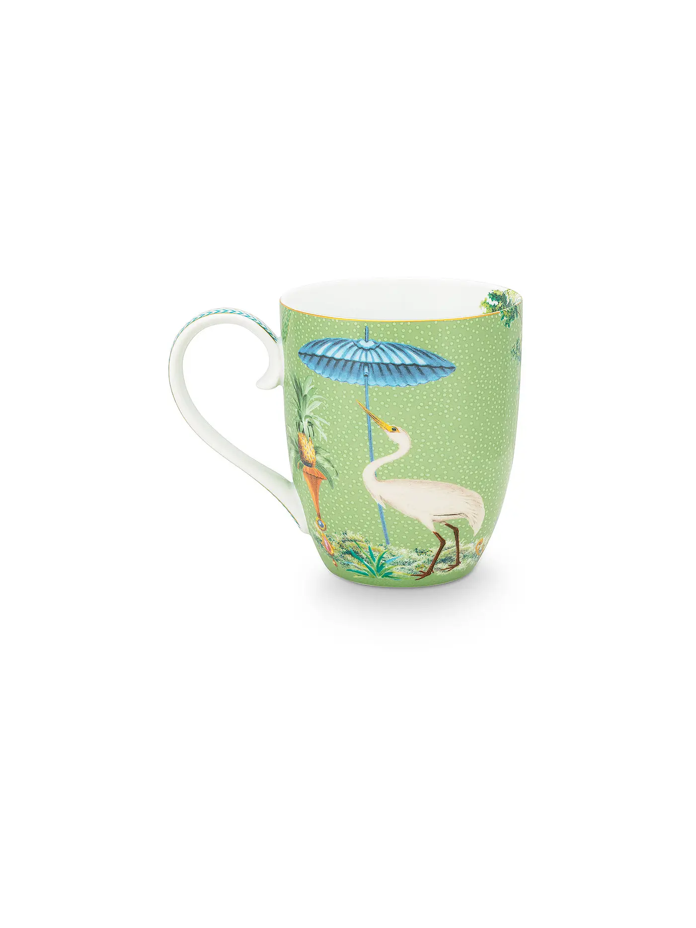 PIP STUDIO | Henkelbecher XL Jolie 450ml  | hellgrün