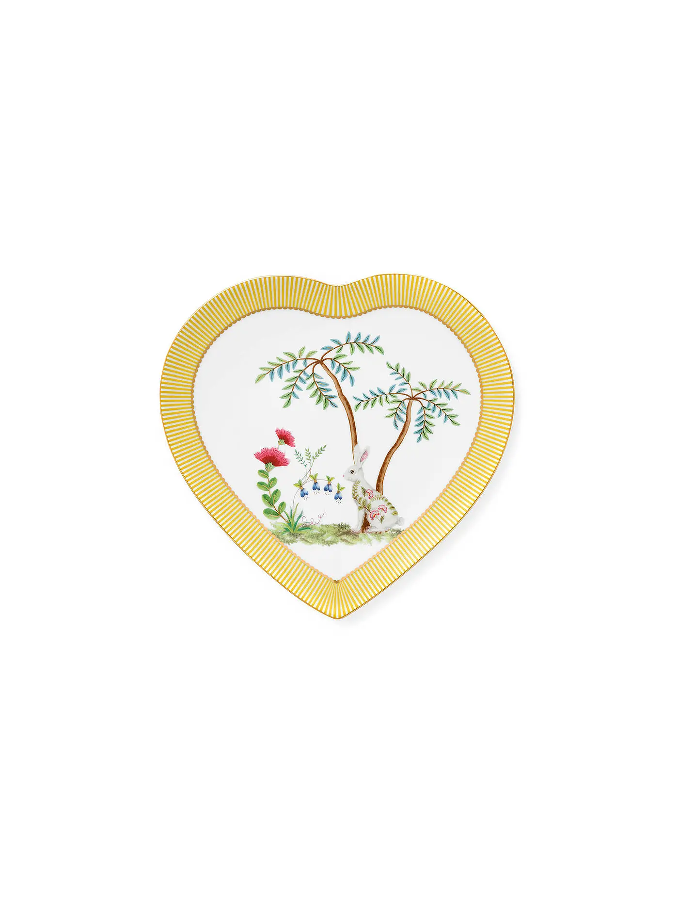 PIP STUDIO | Herz Platten Set 2er LA MAJORELLE 21,5cm Gelb | gelb
