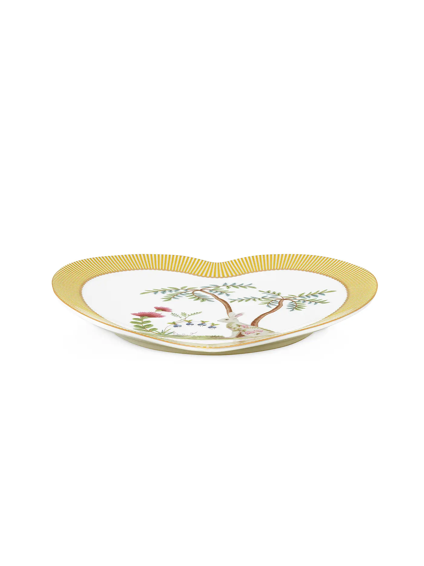PIP STUDIO | Herz Platten Set 2er LA MAJORELLE 21,5cm Gelb | gelb