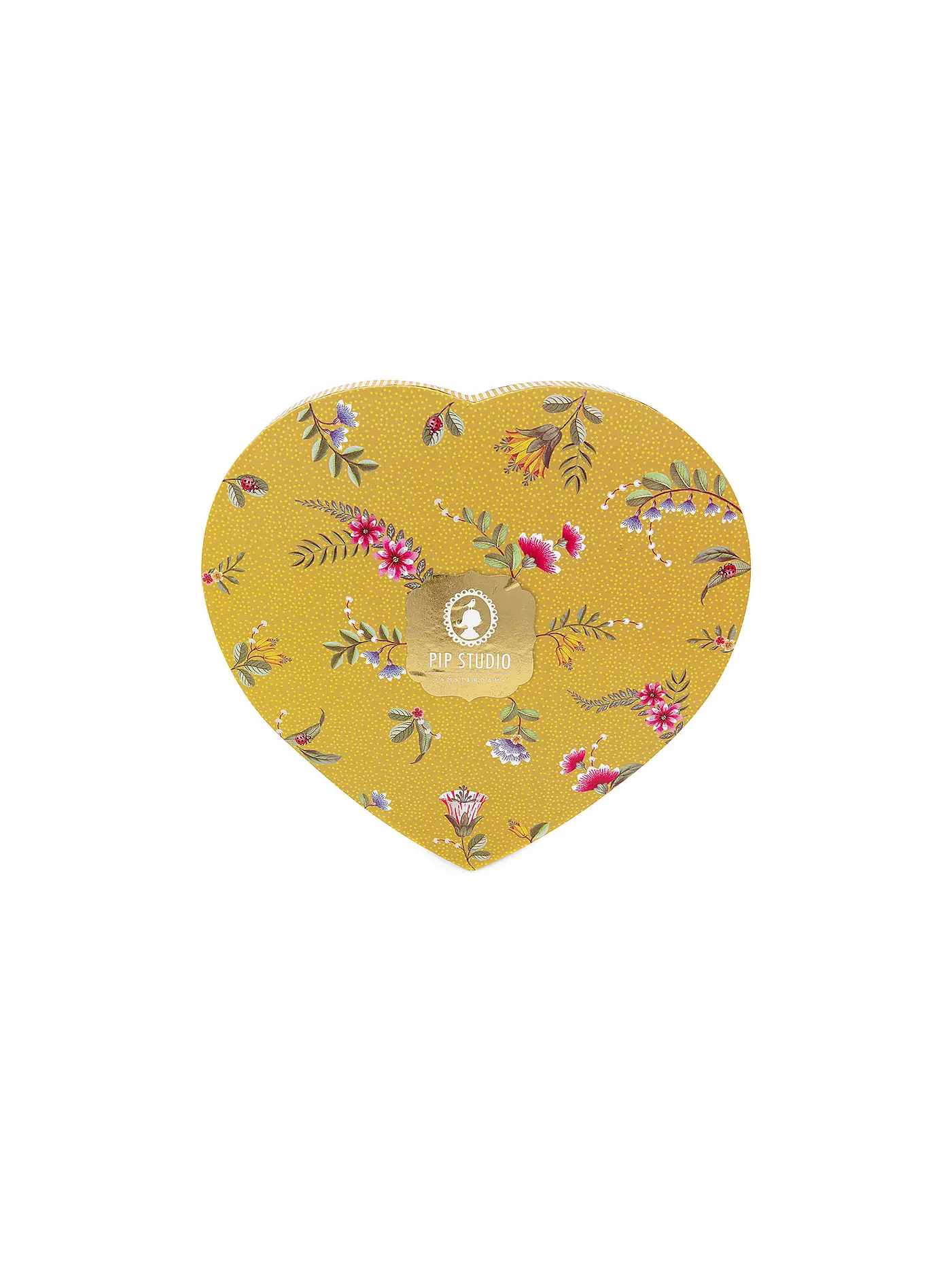 PIP STUDIO | Herz Platten Set 2er LA MAJORELLE 21,5cm Gelb | gelb