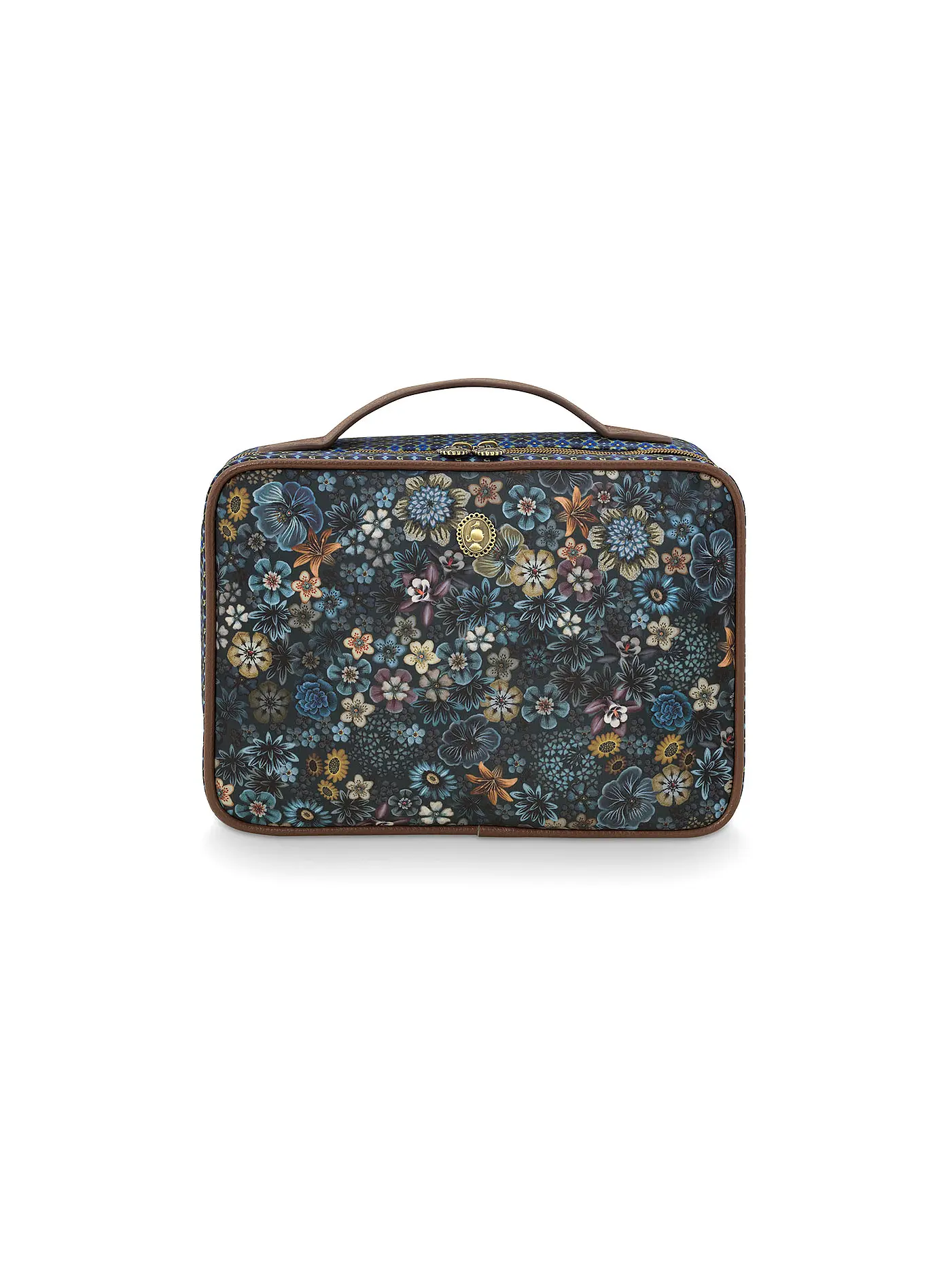 PIP STUDIO | Kosmetiktasche - Beauty Case TUTTI FIORI 27x19x10cm Green | dunkelblau