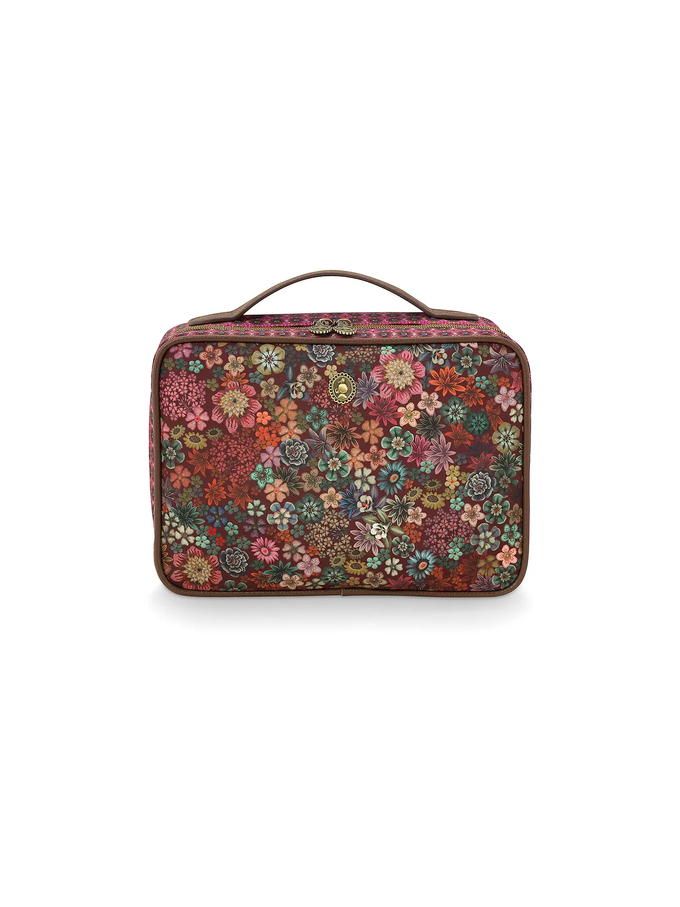 PIP STUDIO | Kosmetiktasche - Beauty Case TUTTI FIORI 27x19x10cm Pink | beere