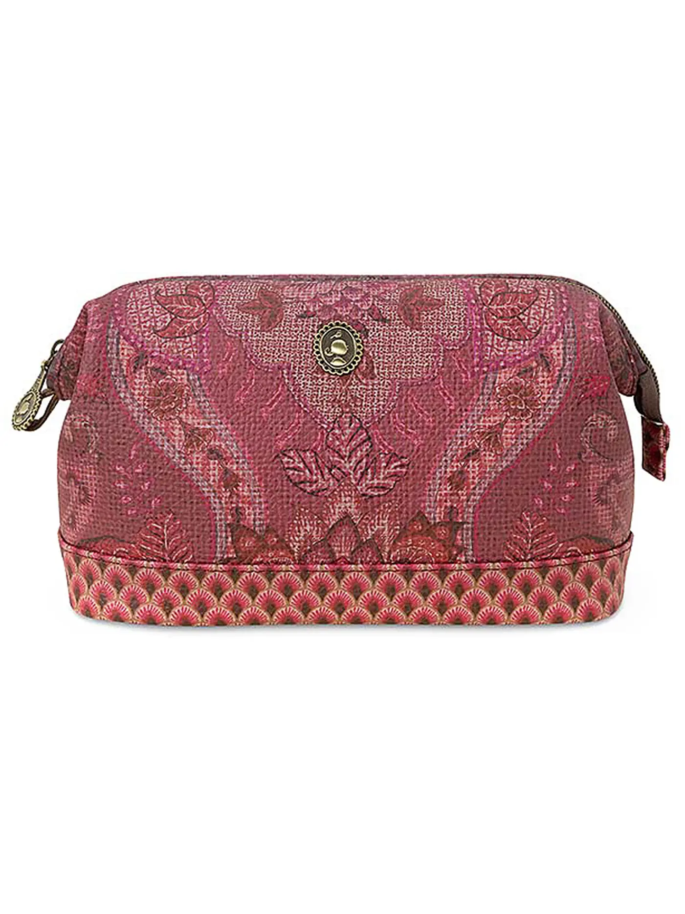 PIP STUDIO | Kosmetiktasche KYOTO FESTIVAL 22,5x9x15cm dark pink | beere