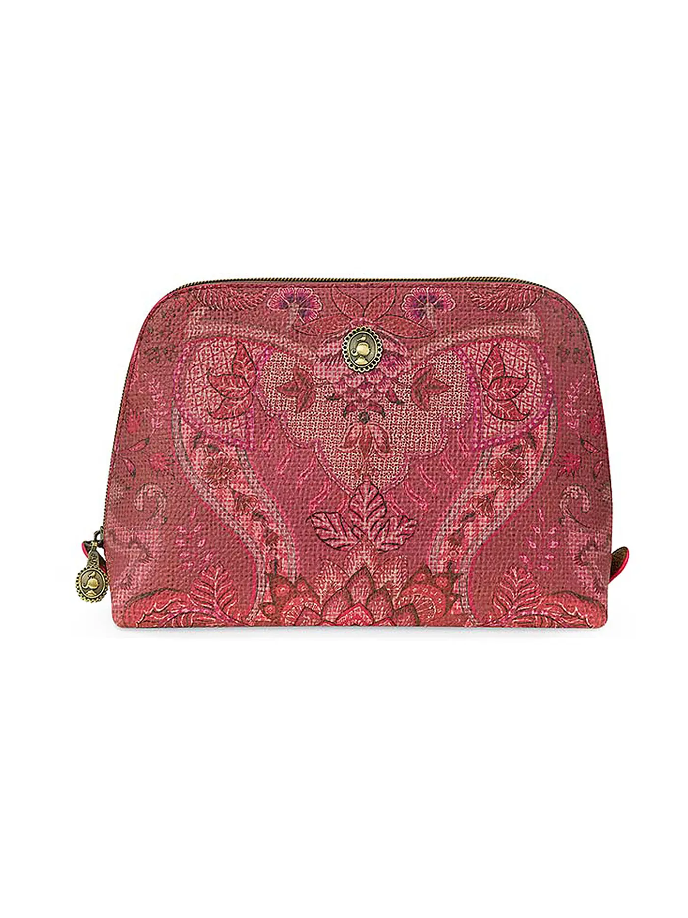 PIP STUDIO | Kosmetiktasche Triangle KYOTO FESTIVAL Medium | beere