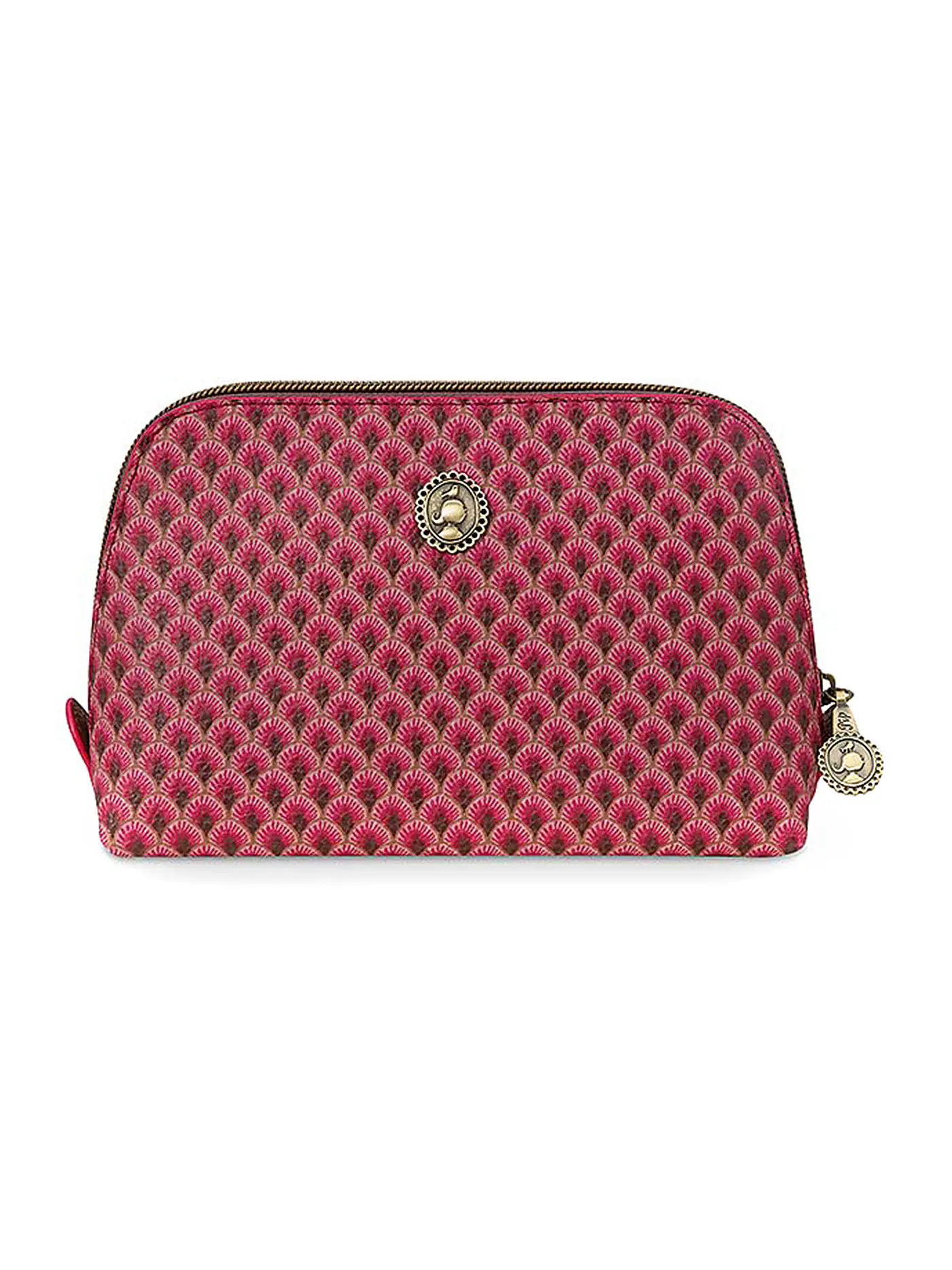 PIP STUDIO | Kosmetiktasche TRIANGLE SUKI 15x12x6cm pink | beere