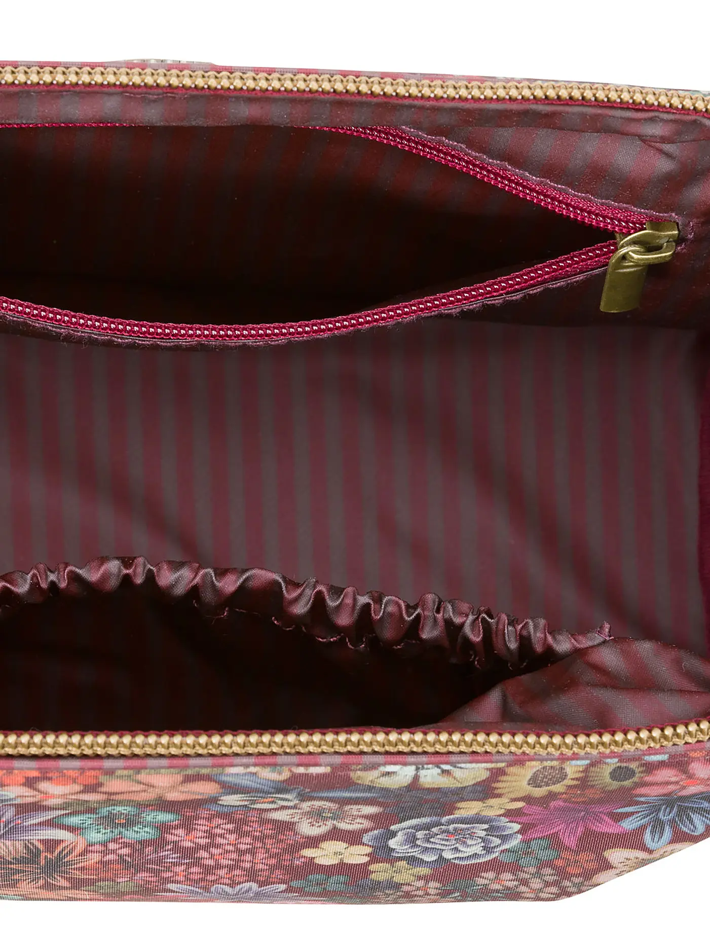 PIP STUDIO | Kosmetiktasche TUTTI I FIORI 22,5x9x15cm Medium Pink | beere