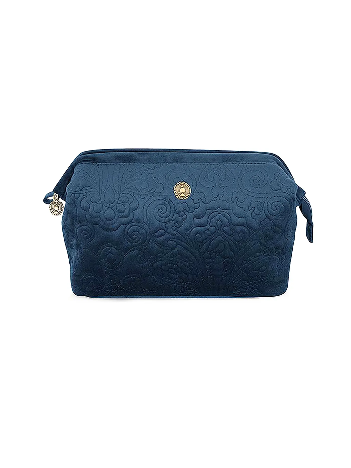 PIP STUDIO | Kosmetiktasche Velvet QUILTEY DAYS Large | blau
