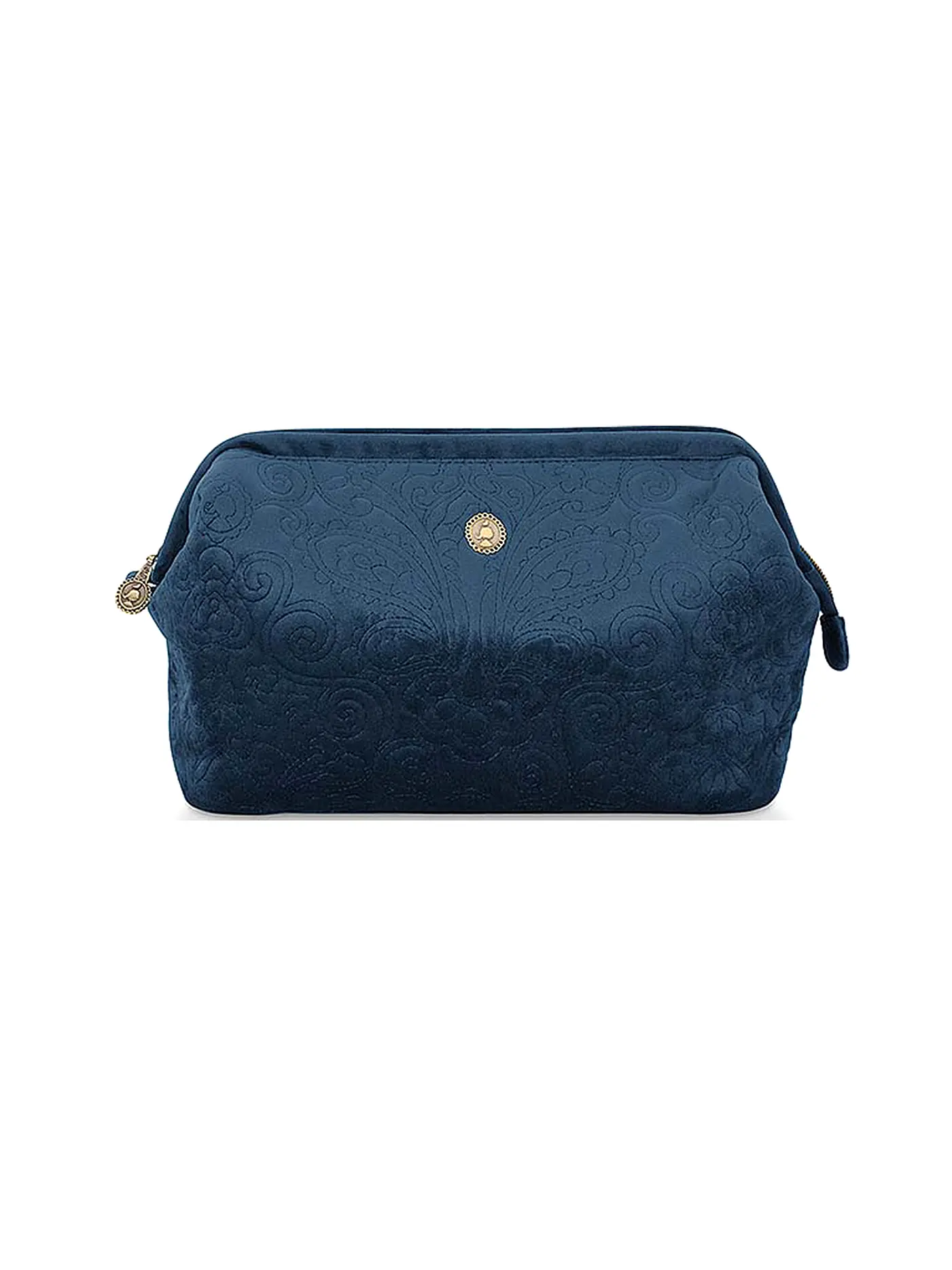 PIP STUDIO | Kosmetiktasche Velvet QUILTEY DAYS X-Large | blau