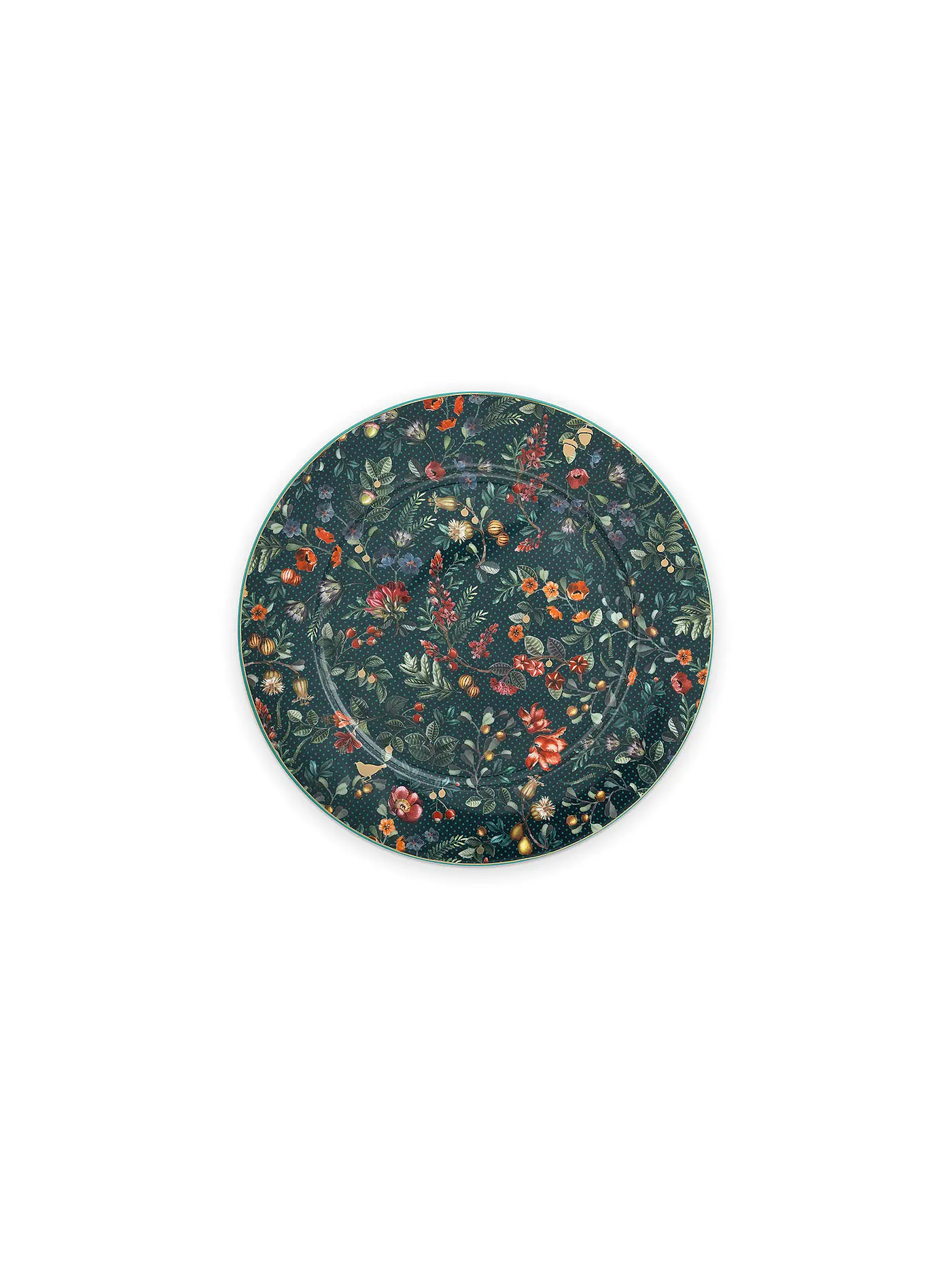 PIP STUDIO | Platzteller Winter Wonderland 32cm  | petrol