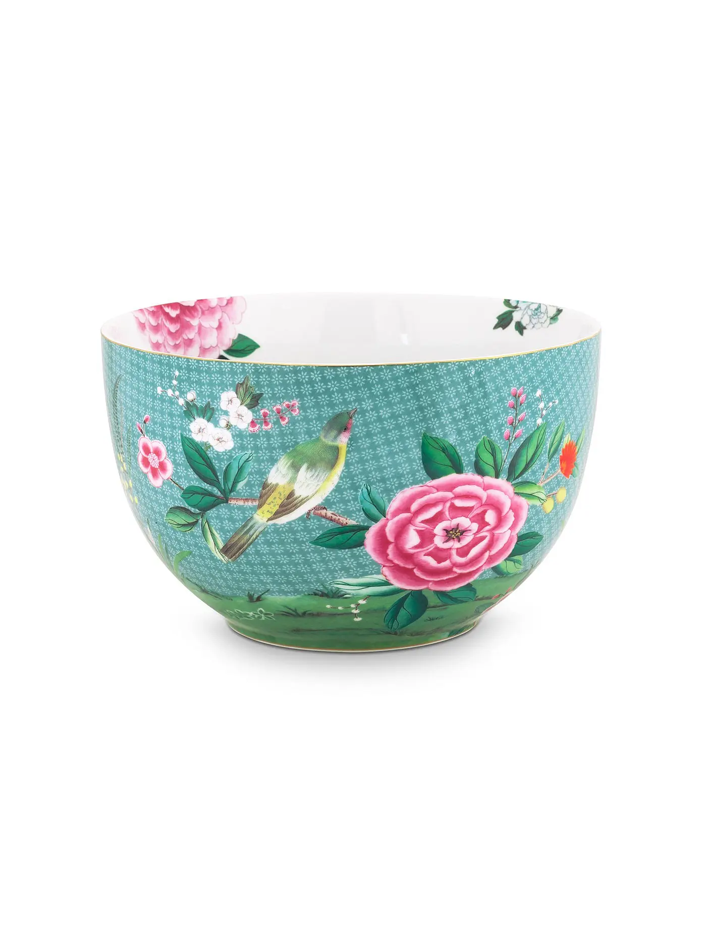 PIP STUDIO | Schale 23cm "Blushing Birds"  | türkis