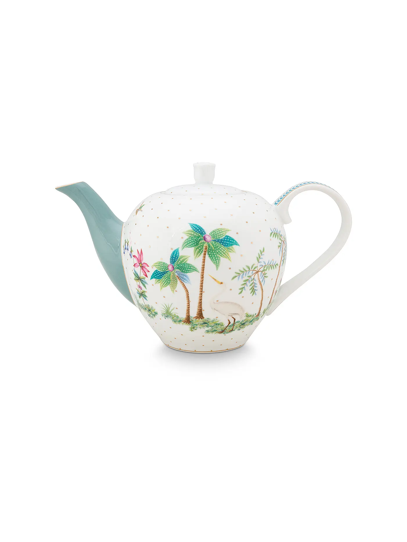 PIP STUDIO | Teekanne S 750ml  Jolie Dots Gold | weiss