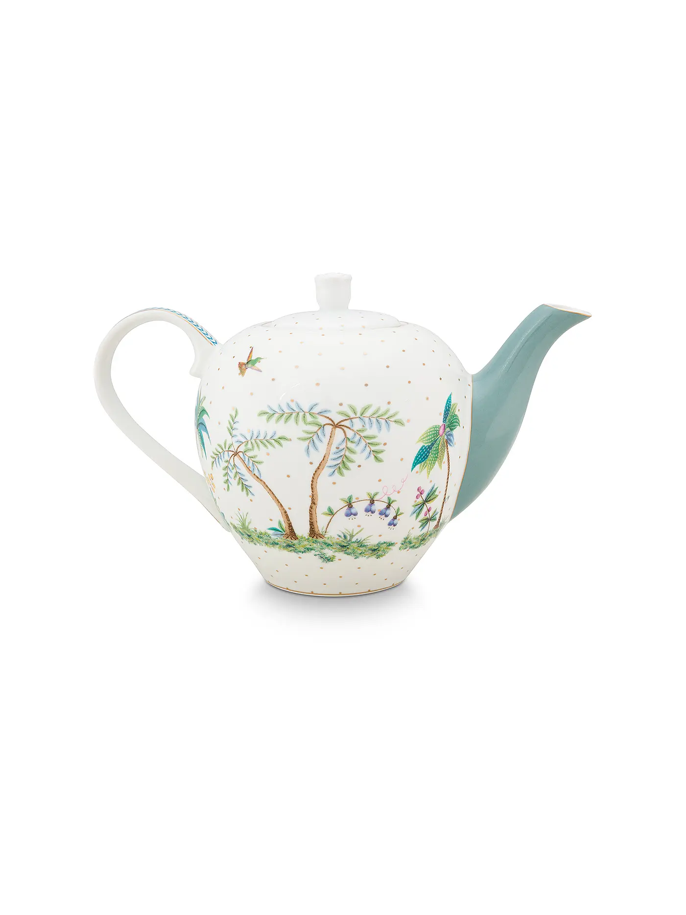 PIP STUDIO | Teekanne S 750ml  Jolie Dots Gold | weiss