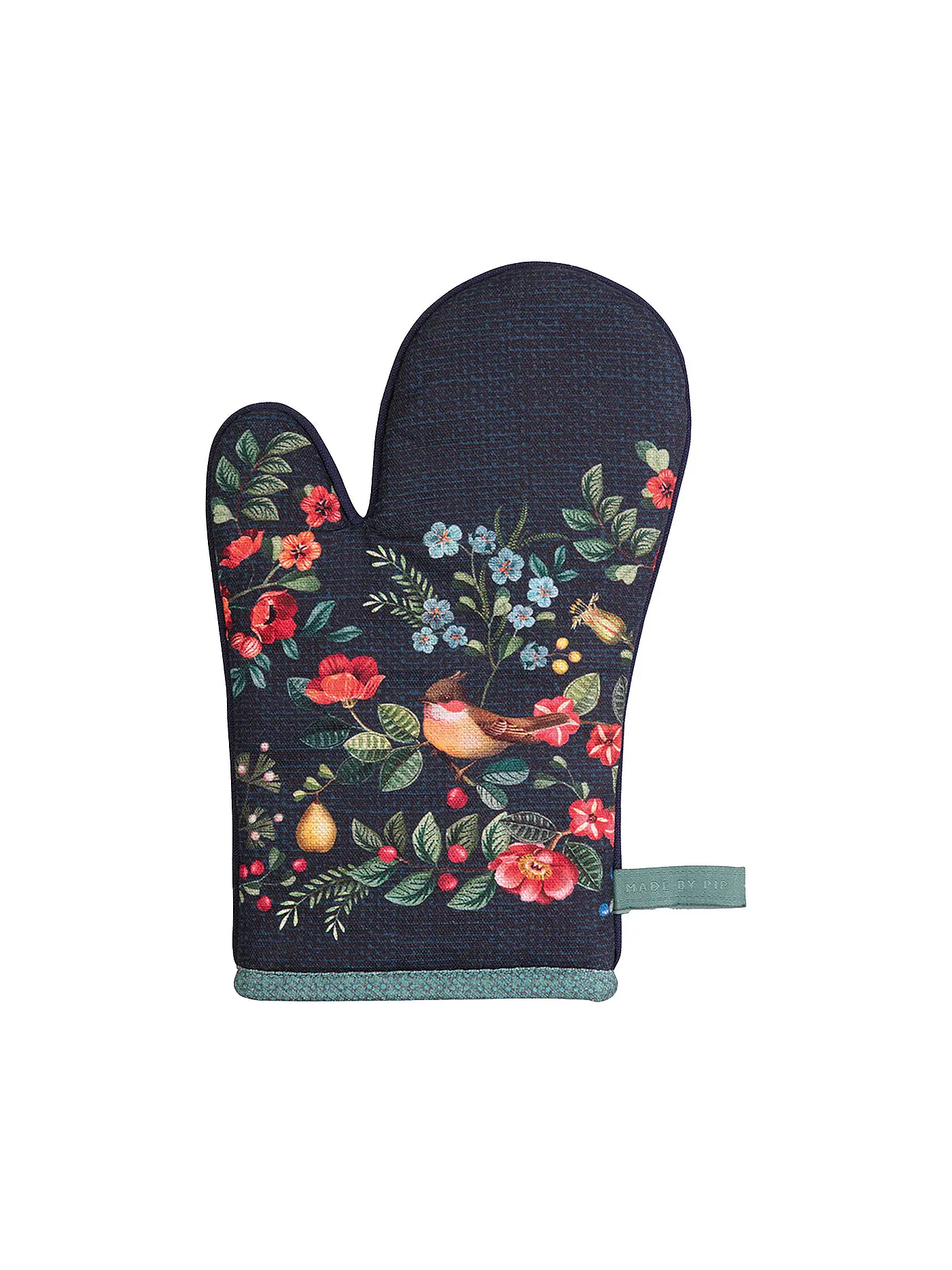 PIP STUDIO | Topfhandschuh Winter Wonderland dark blue | petrol