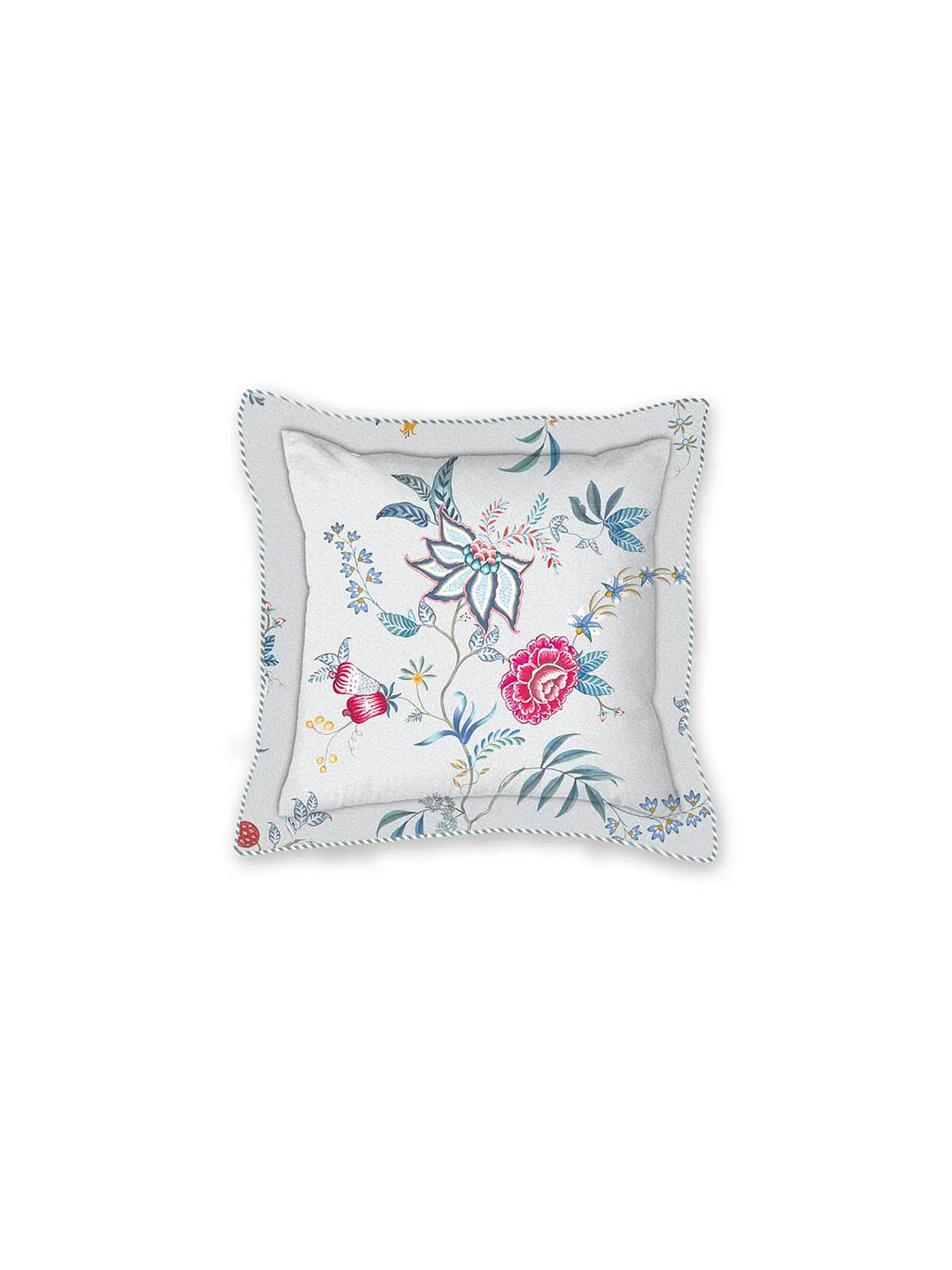 PIP STUDIO | Zierkissen gefüllt 45x45cm Flower Festival White | weiss