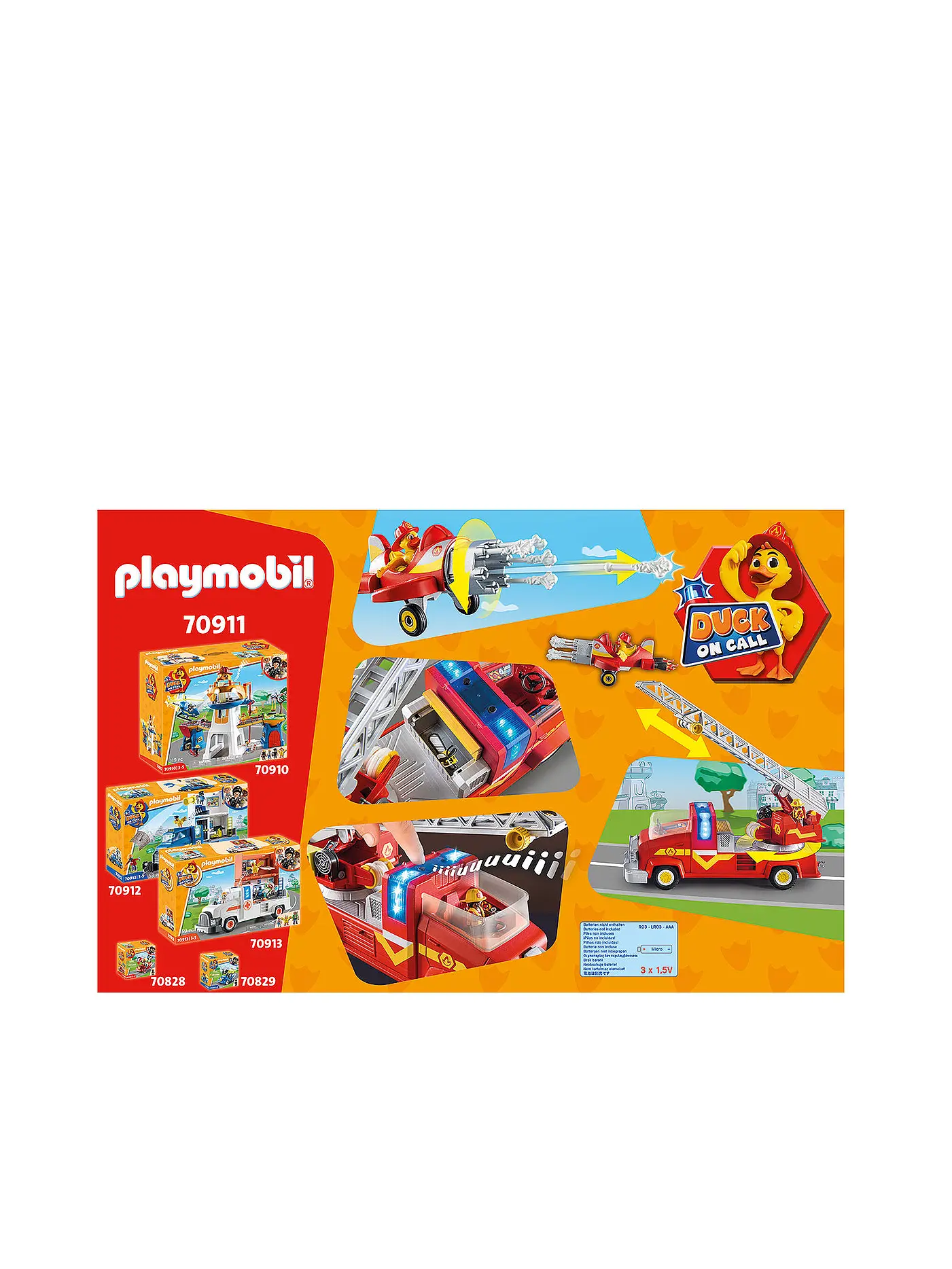 PLAYMOBIL | DUCK ON CALL - Feuerwehr Truck 70911 | keine Farbe