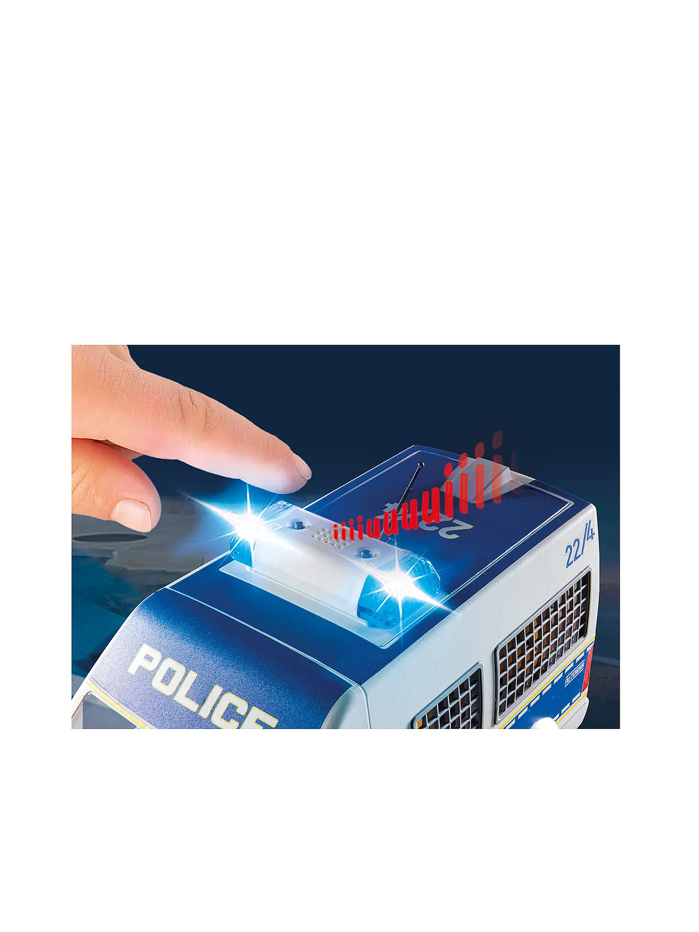 PLAYMOBIL | Polizei-Mannschaftswagen mit Licht und Sound 70899 | keine Farbe