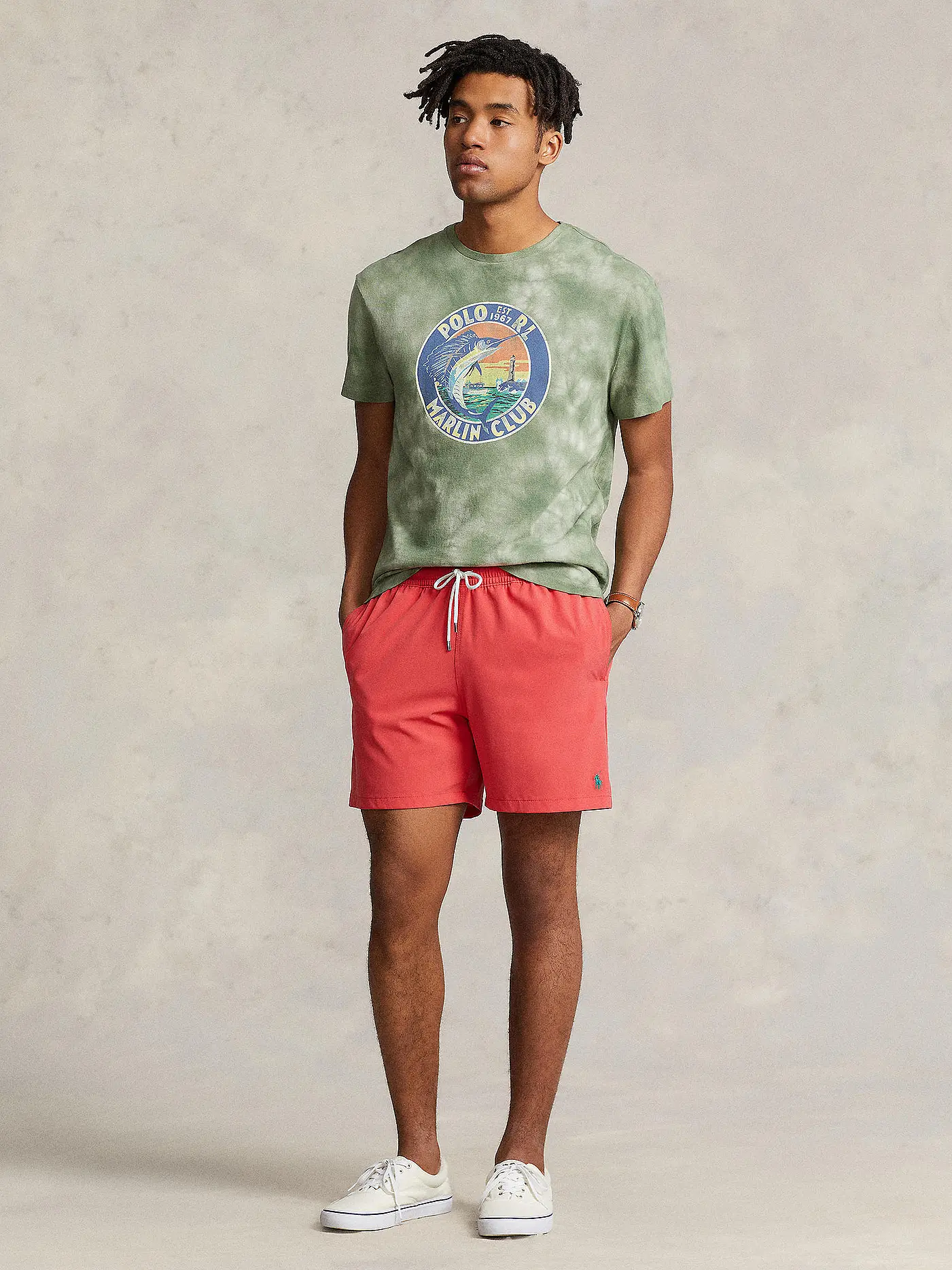 POLO RALPH LAUREN | Badeshorts | rot