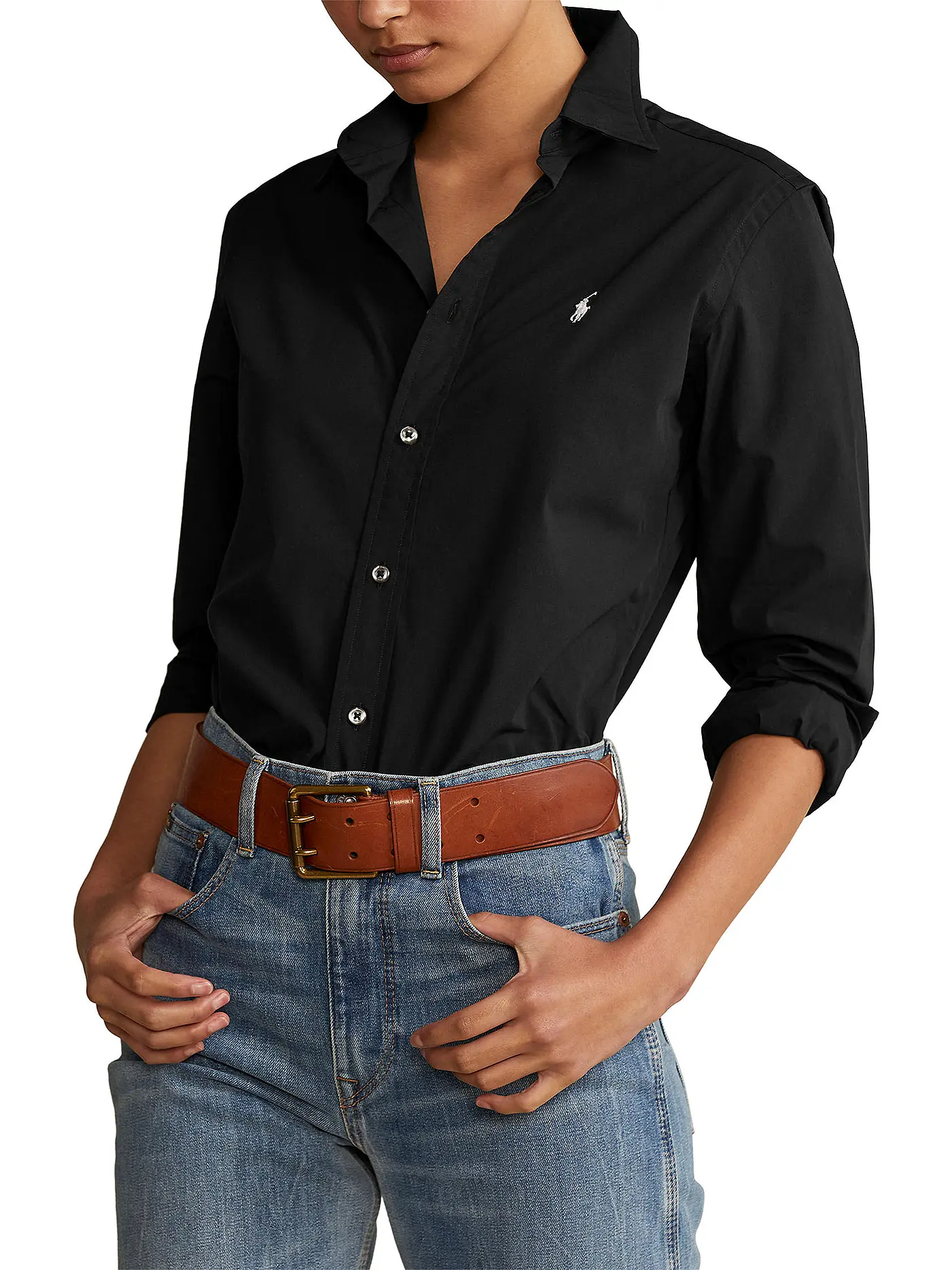 POLO RALPH LAUREN | Bluse "Georgia" | schwarz
