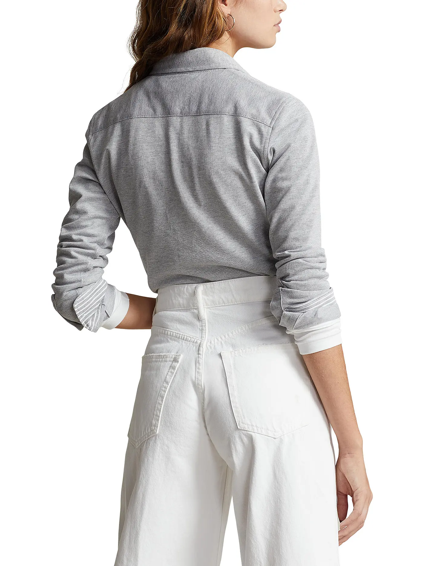 POLO RALPH LAUREN | Bluse Skinny Fit Heidi  | grau