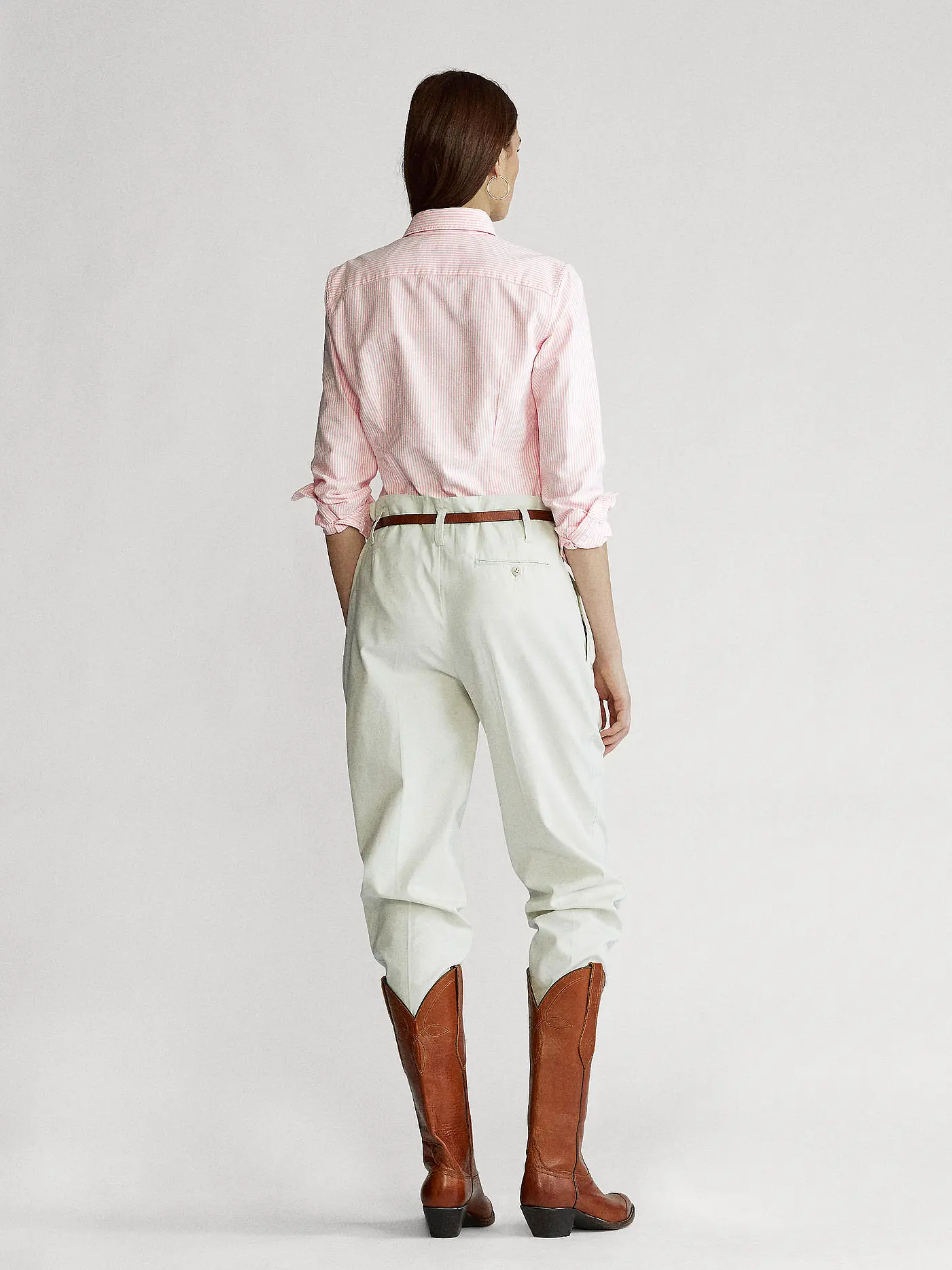 POLO RALPH LAUREN | Bluse Slim Fit Harper | rosa
