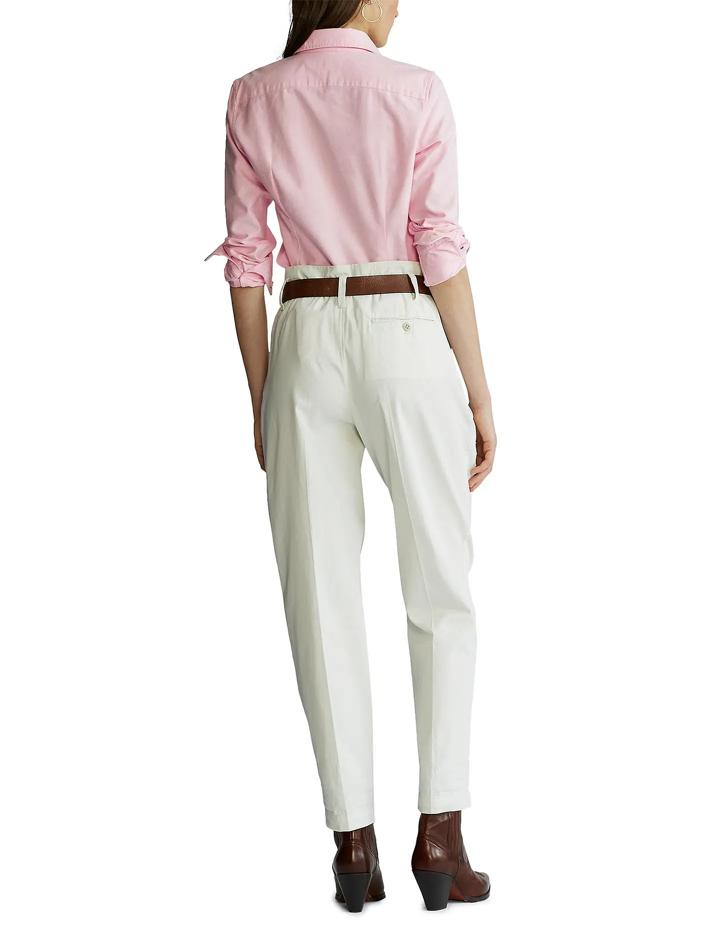 POLO RALPH LAUREN | Bluse Slim Fit HARPER | rosa