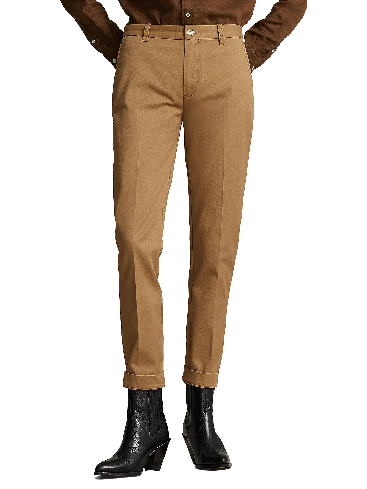 POLO RALPH LAUREN | Chino Slim Fit 7/8 | hellbraun