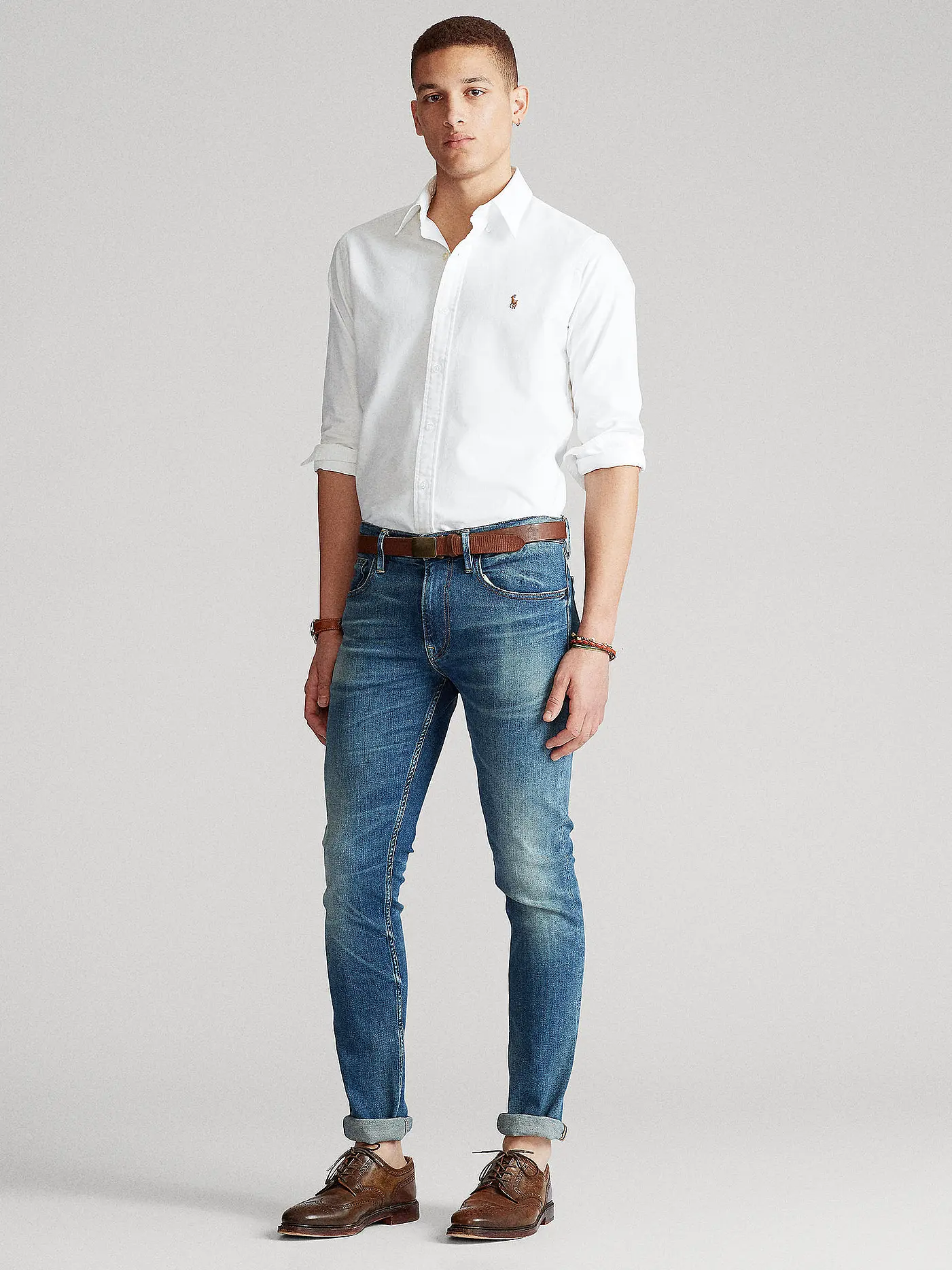 POLO RALPH LAUREN | Hemd Custom Fit  | weiss
