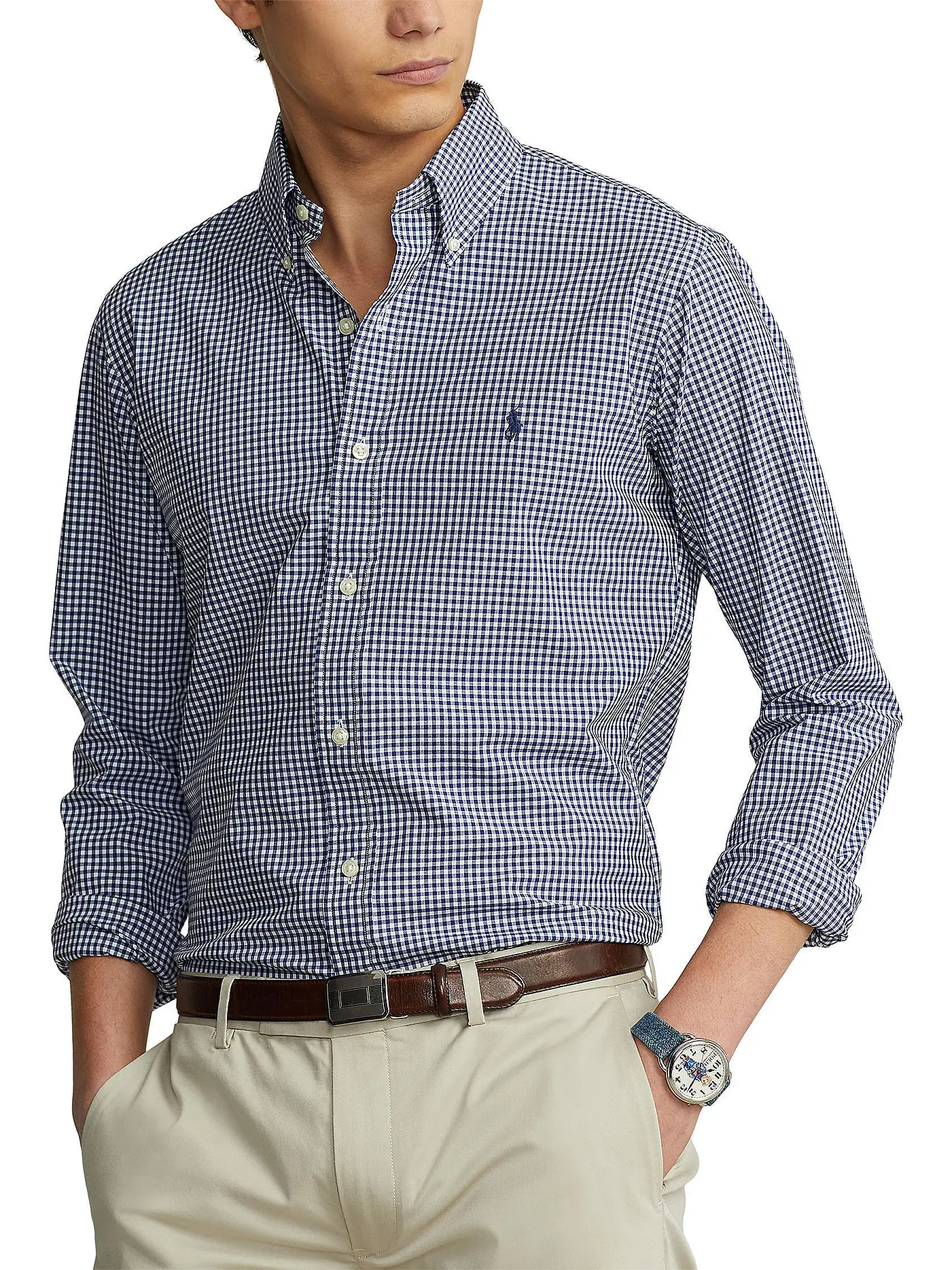 POLO RALPH LAUREN | Hemd Custom Fit | blau