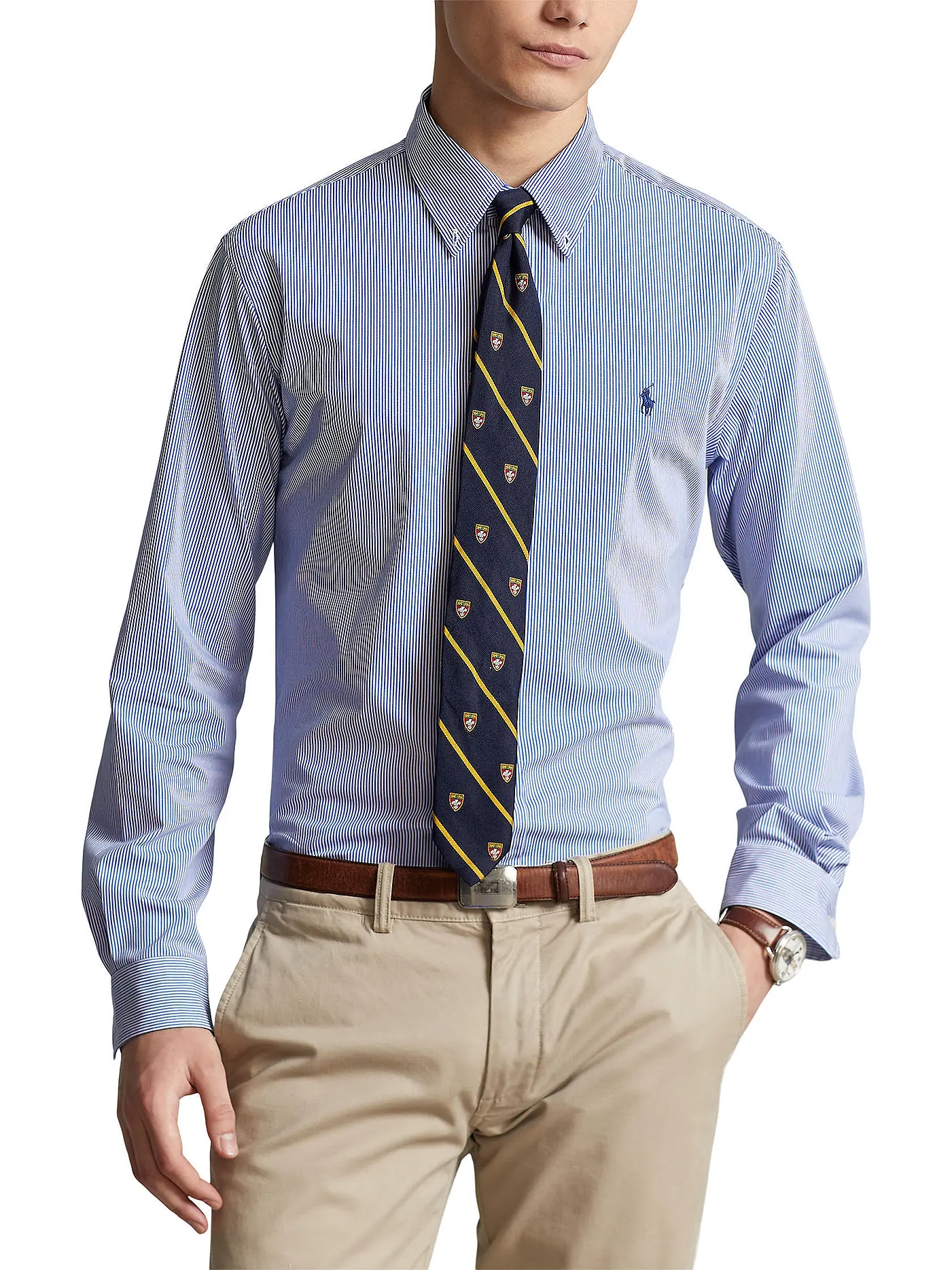 POLO RALPH LAUREN | Hemd Custom Fit | blau