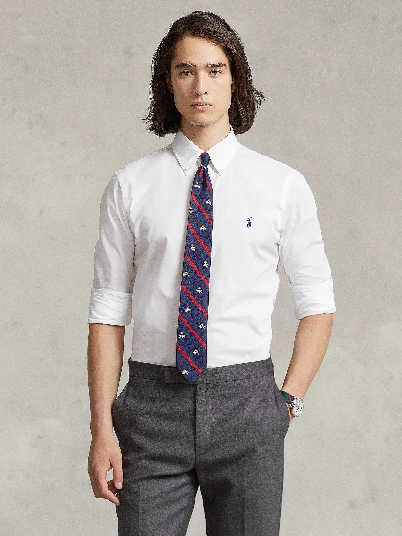 POLO RALPH LAUREN | Hemd Custom Fit | weiss