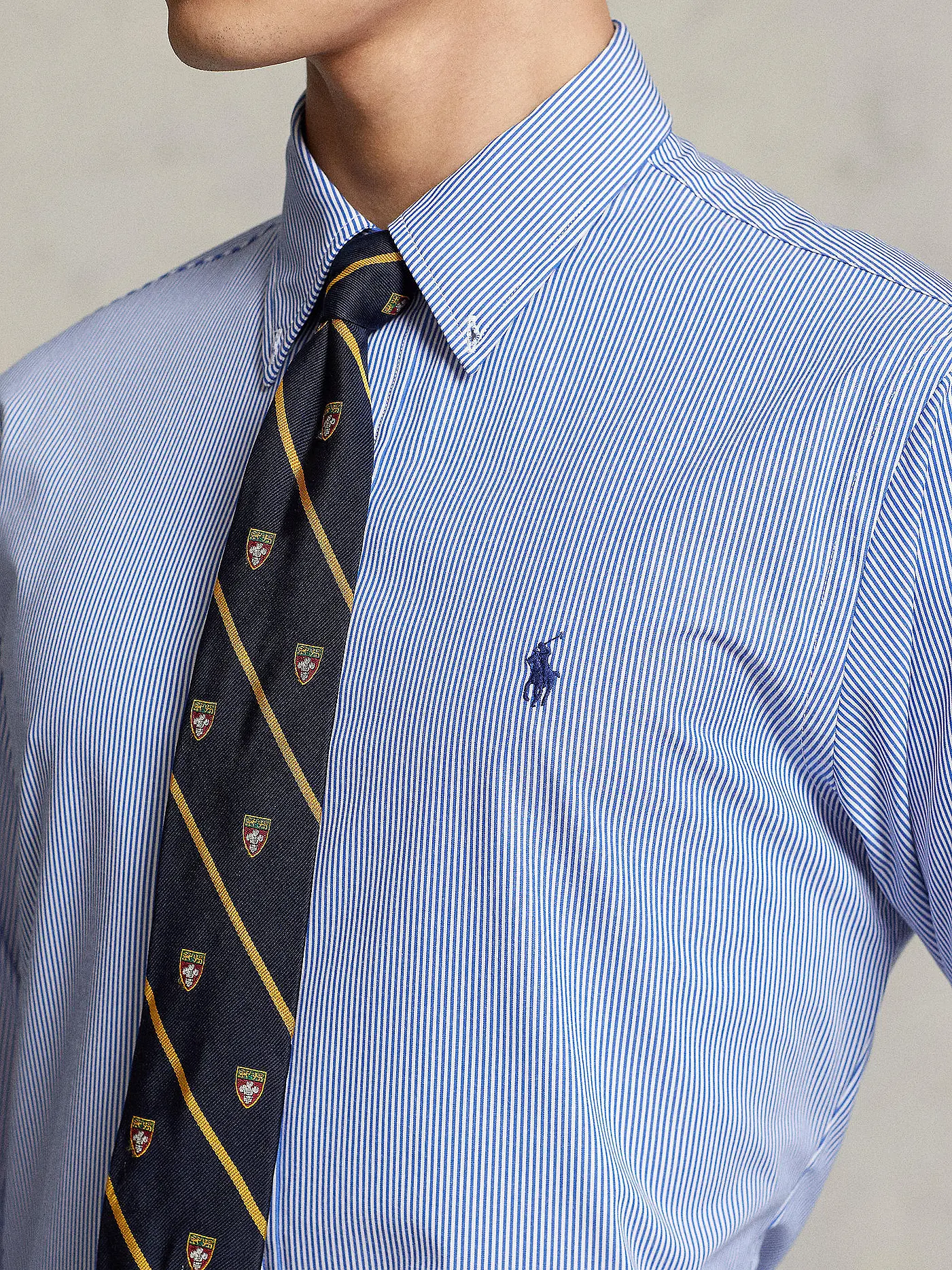 POLO RALPH LAUREN | Hemd Custom Fit | blau