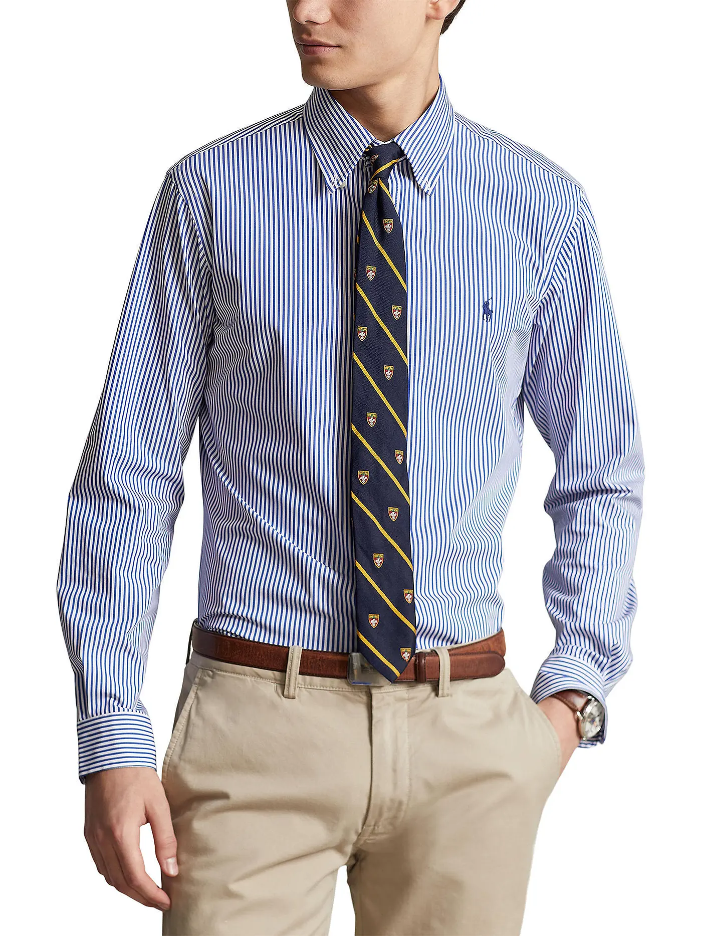 POLO RALPH LAUREN | Hemd Custom Fit | blau
