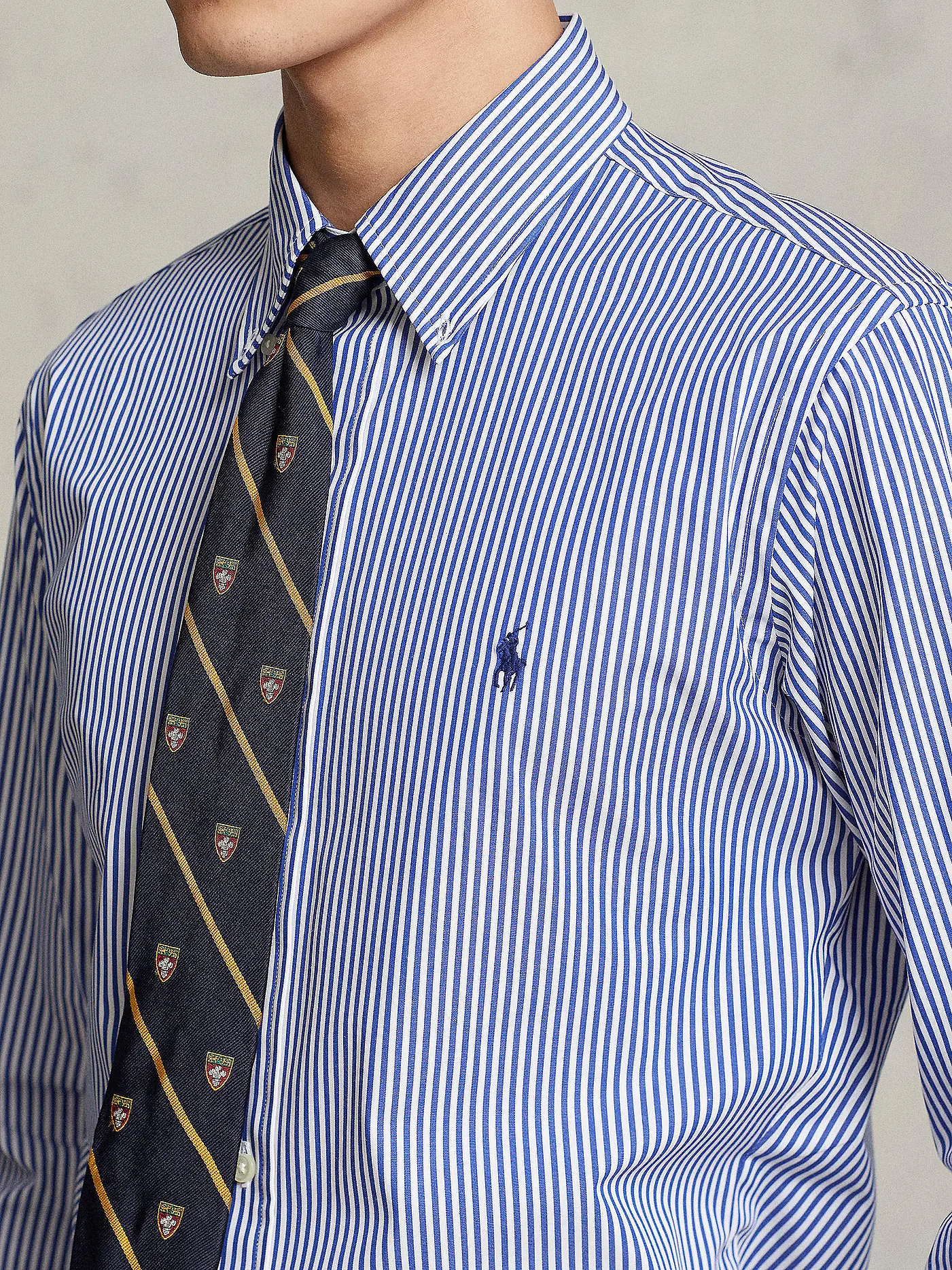 POLO RALPH LAUREN | Hemd Custom Fit | blau