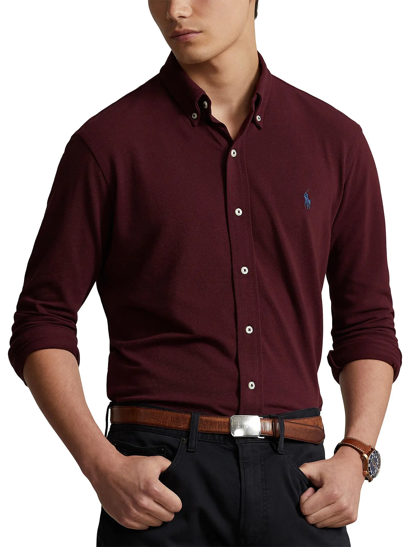 POLO RALPH LAUREN | Hemd Modern Fit | rot
